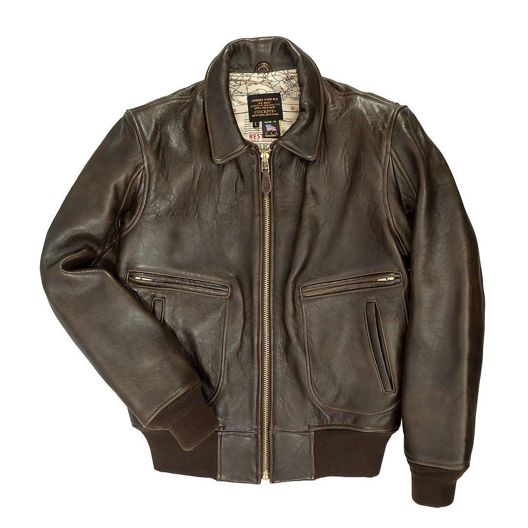 The Mod Raiders™ Leather Jacket Z2129AM in Brown