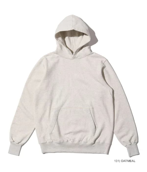 BR68914 Loopwheel Hooded Sweatshirt Oatmeal