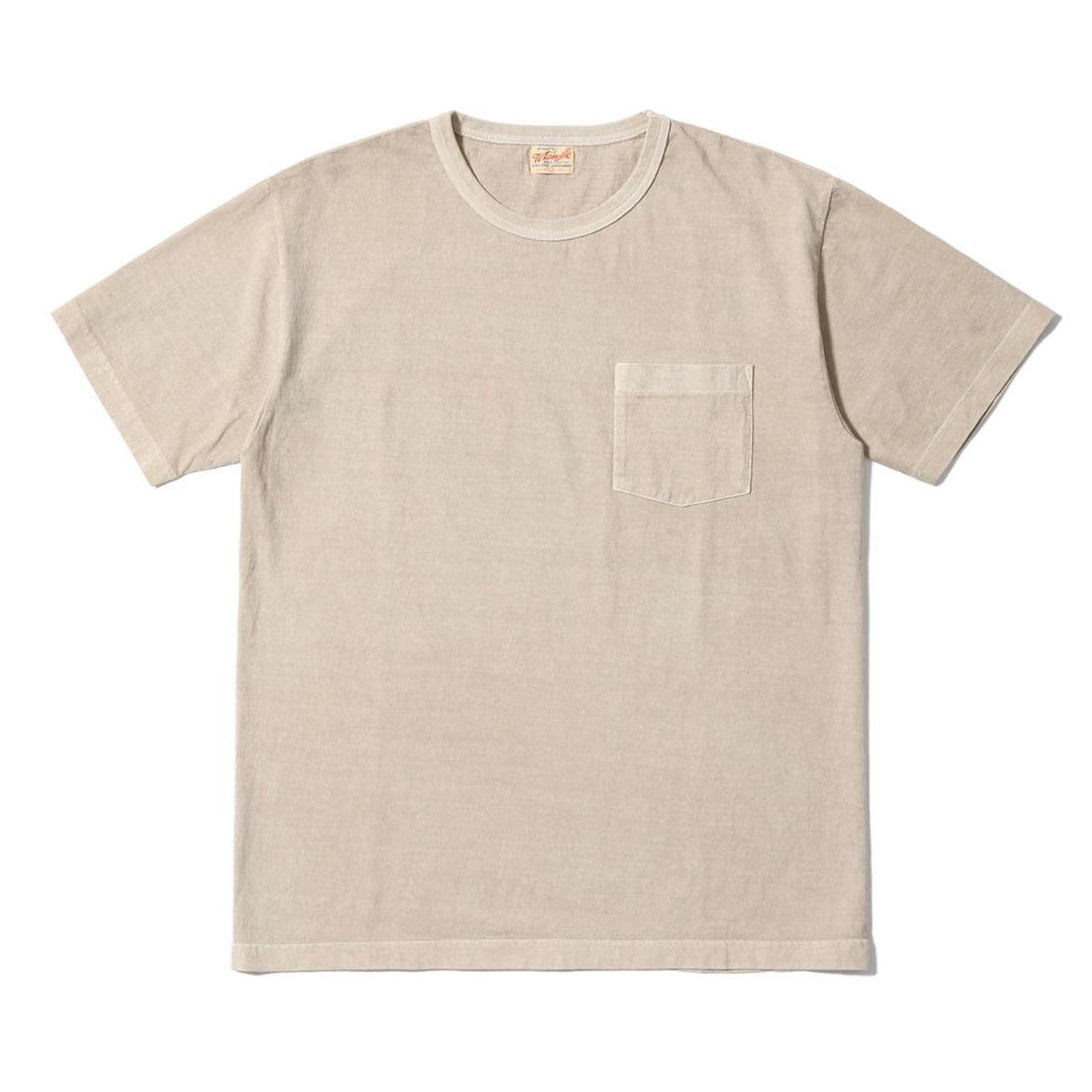 WV79531 Whitesville Pigment Dyed Pocket Tee Beige