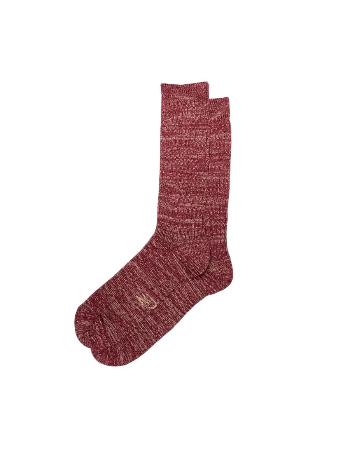 Rasmussan Mens Rib Sock Burgundy