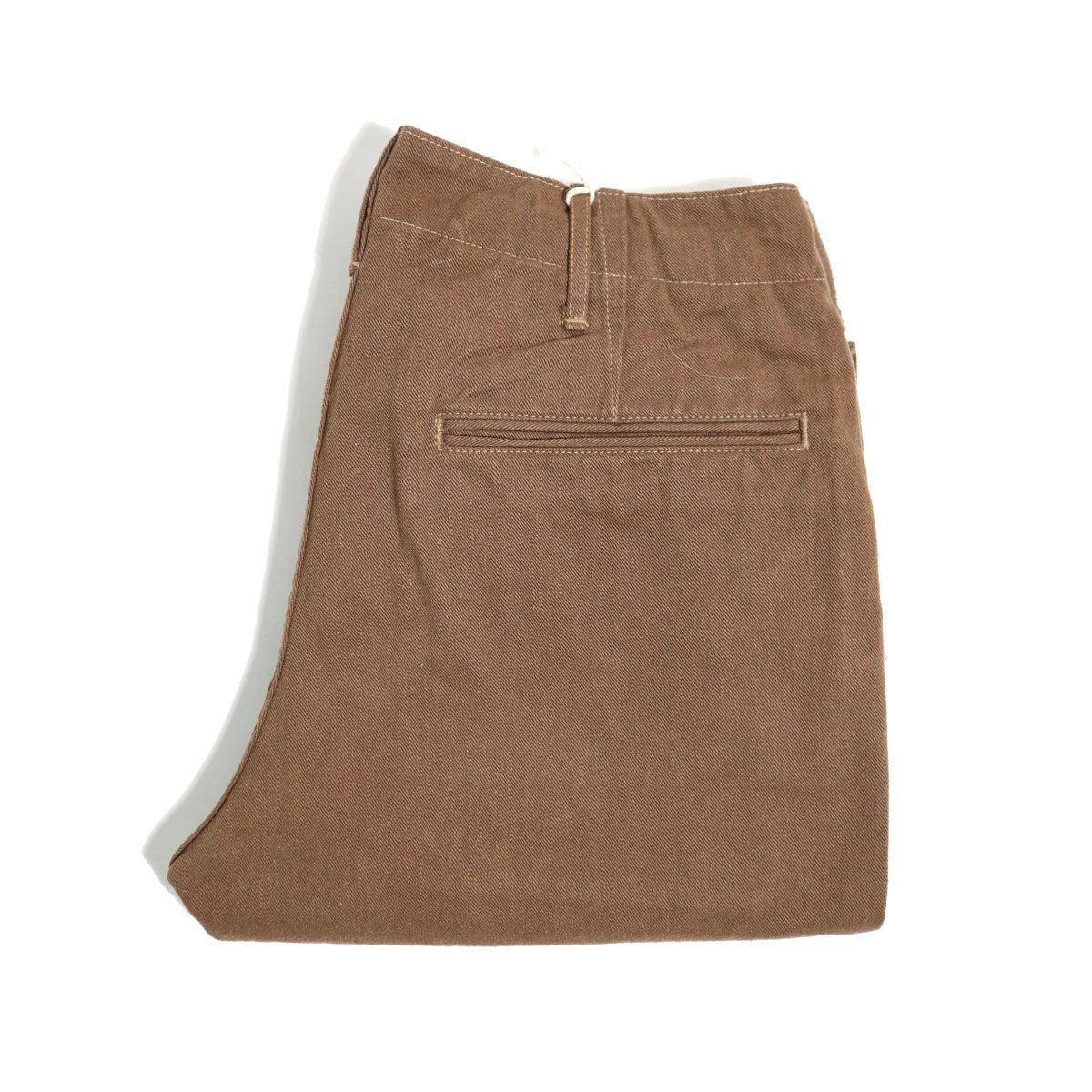 C410 Selvedge Slim Chino Pant Olive Brown