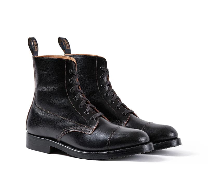 LK-048 Montgomery Boots Horween SHF Horsehide Black