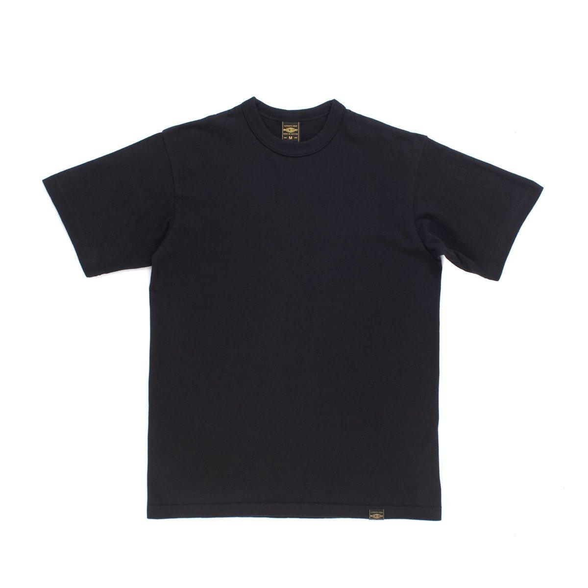 IHT-1610L-BLK 6.5oz Loopwheel Tee Black