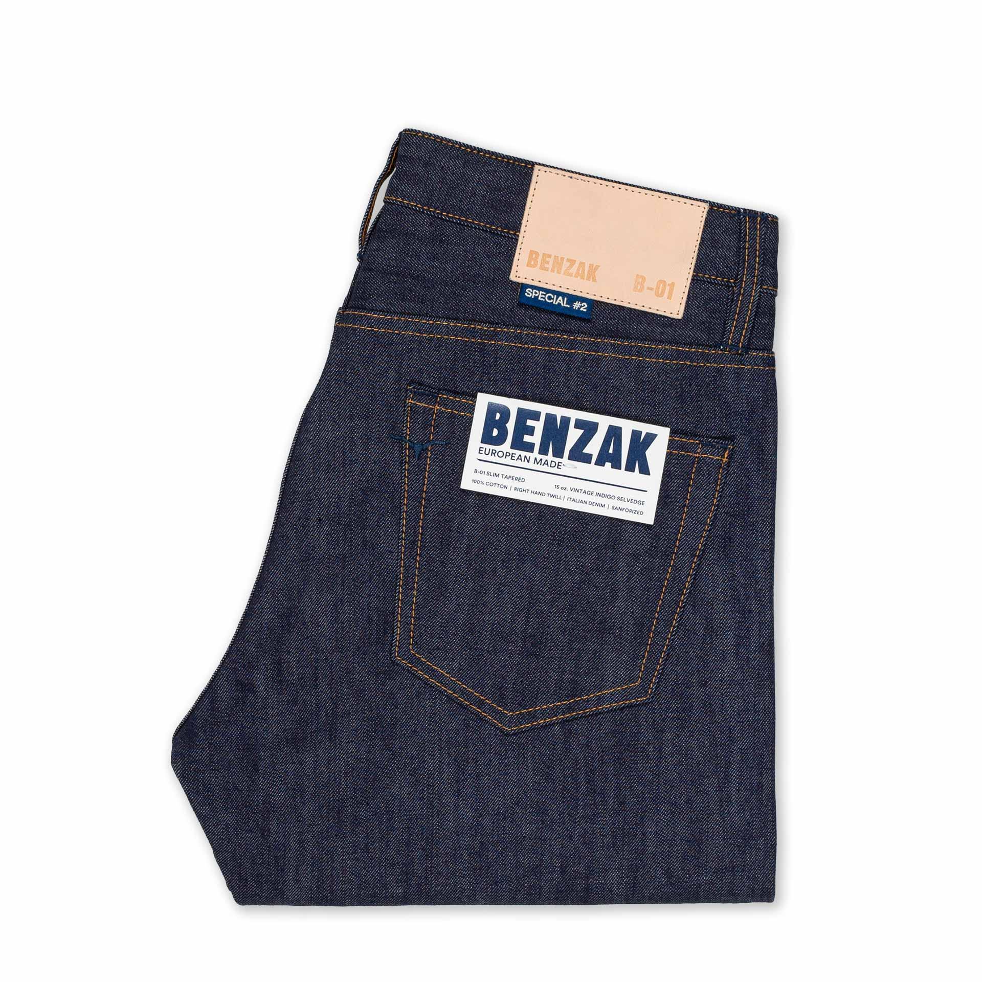 B-01 SLIM special #2 15 oz. vintage indigo selvedge