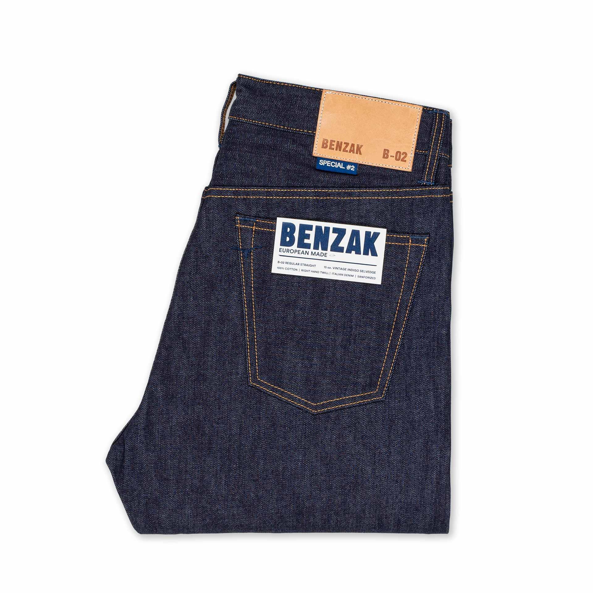 B-02 REGULAR STRAIGHT special #2 15 oz. vintage indigo selvedge