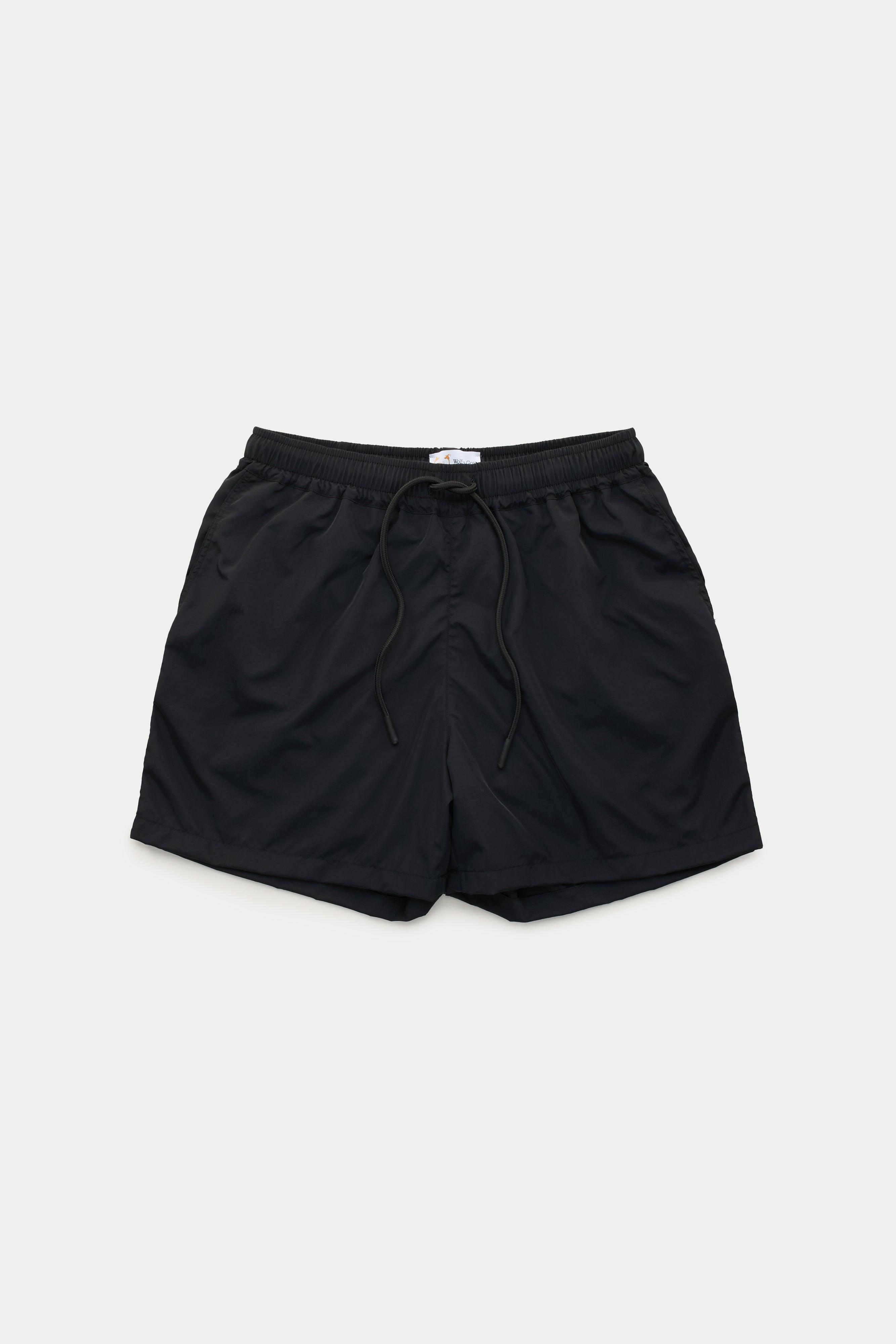 Swim Shorts Black 7" inseam