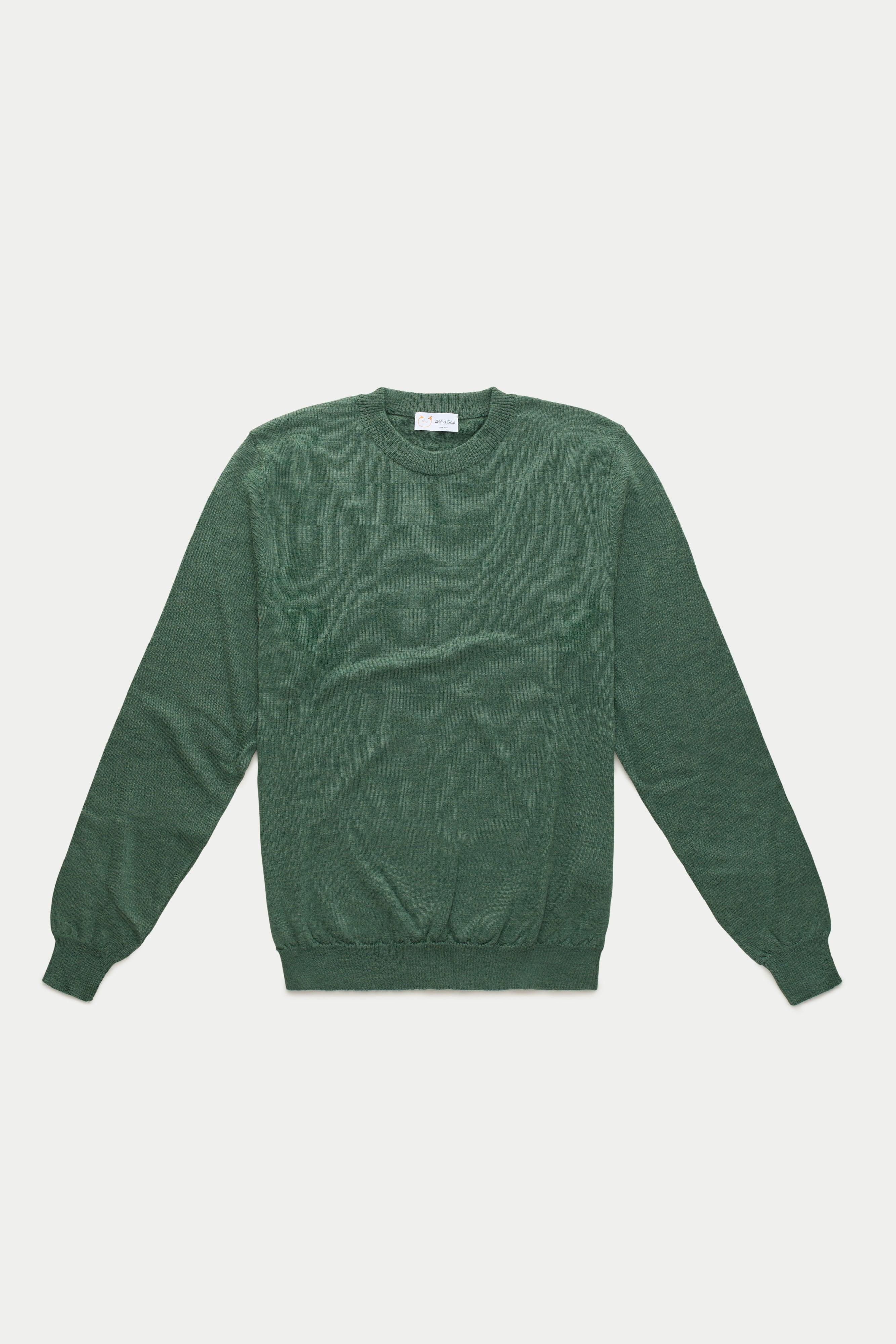 Wool Crewneck Sweater Abete
