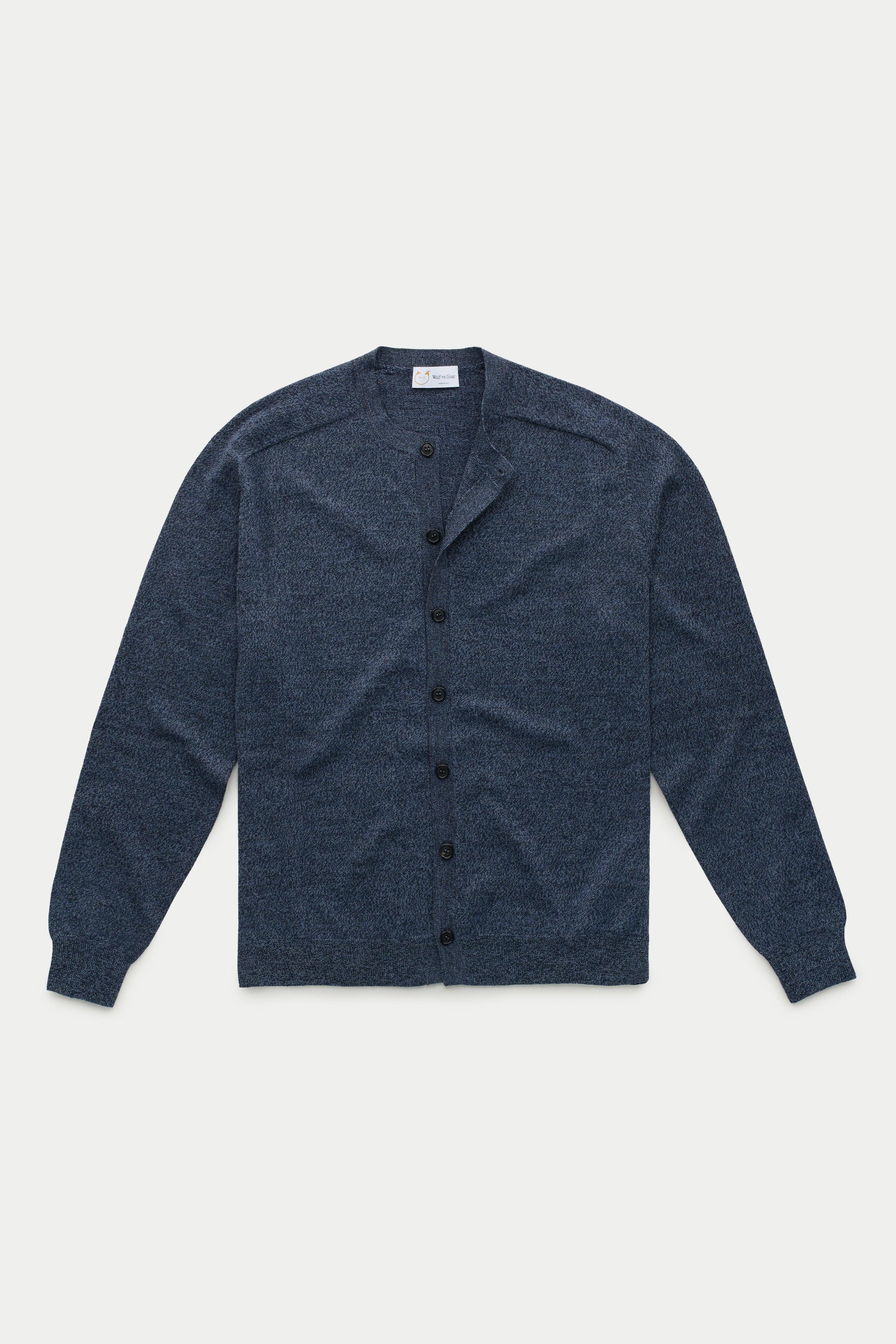 Long Sleeve Wool Knitted Cardigan Eclissi