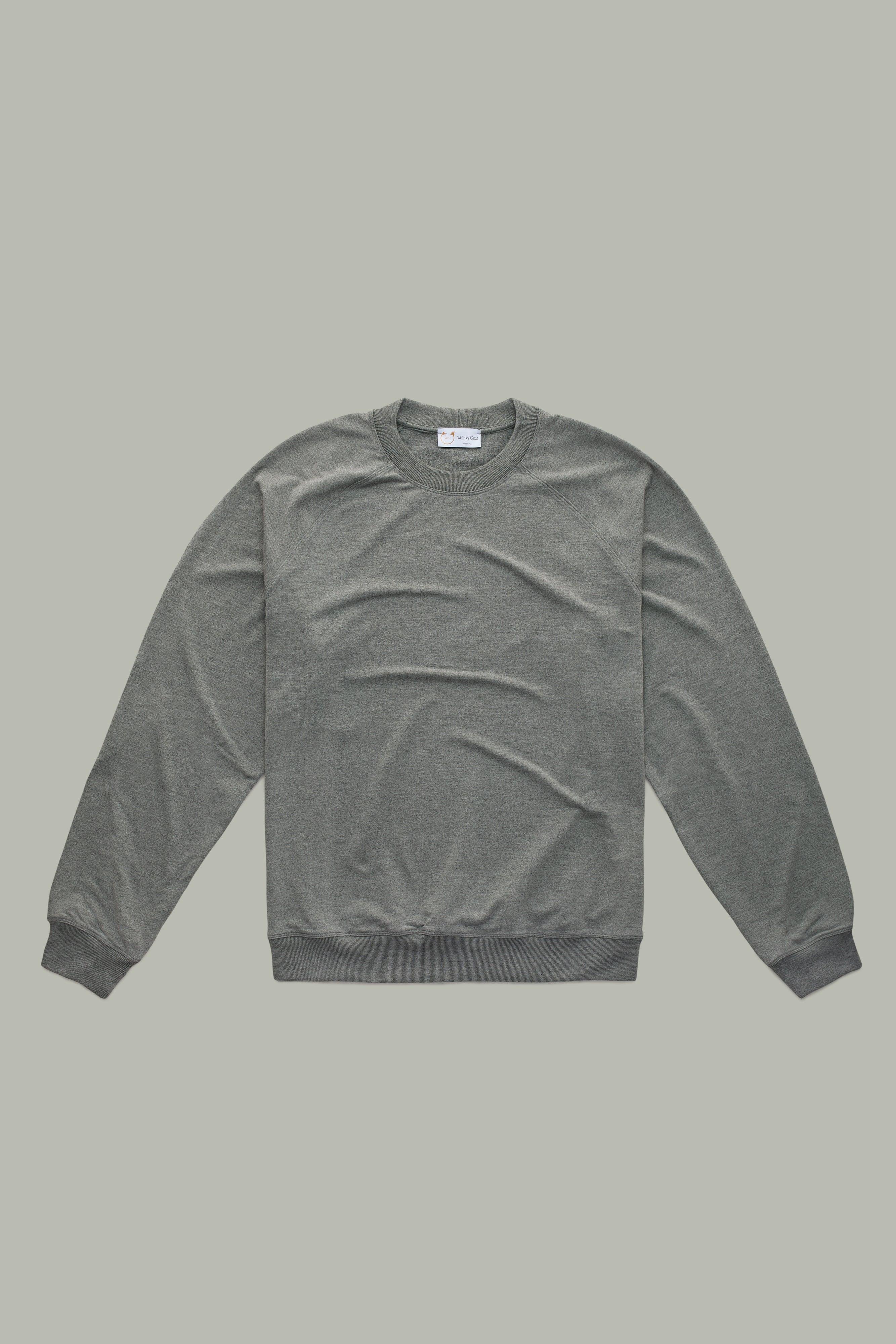 Bleach Raglan Bamboo Sorona Sweatshirt Gray
