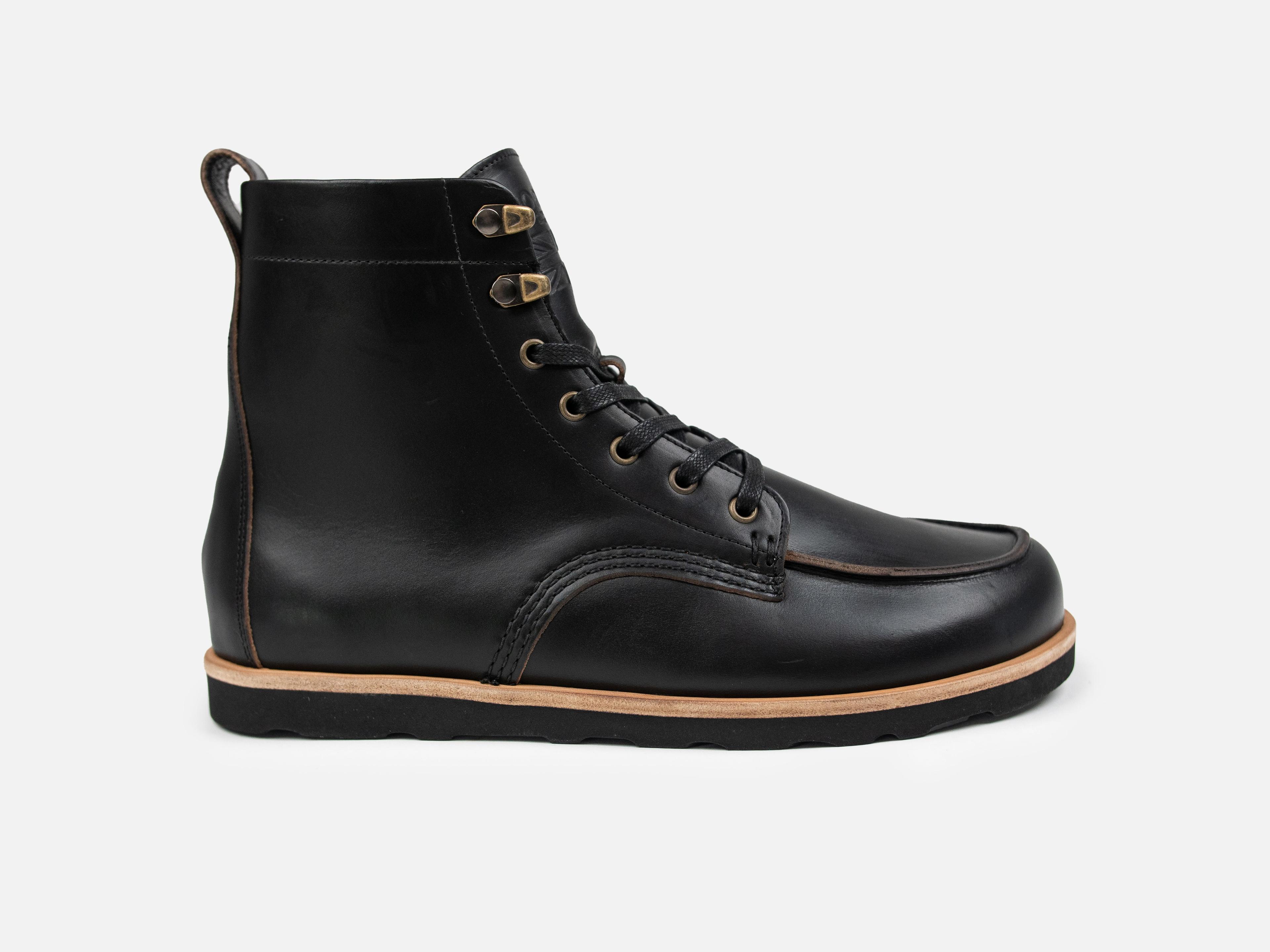 PORTER Barefoot Apron Boot - Black Horween Chromexcel Leather