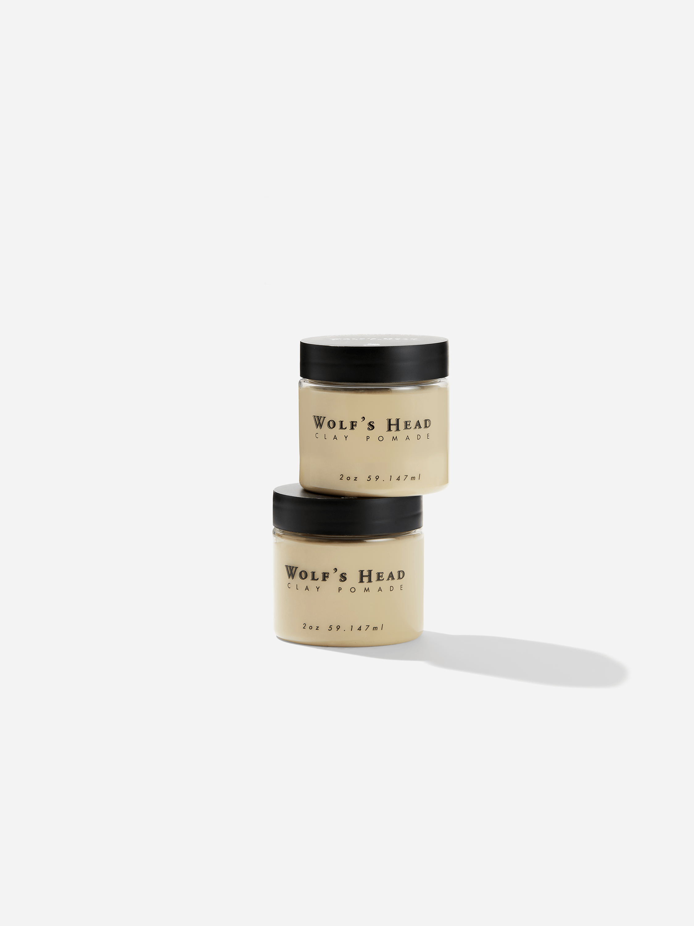 Clay Pomade 2 Pack - Strong Hold, True Matte Finish