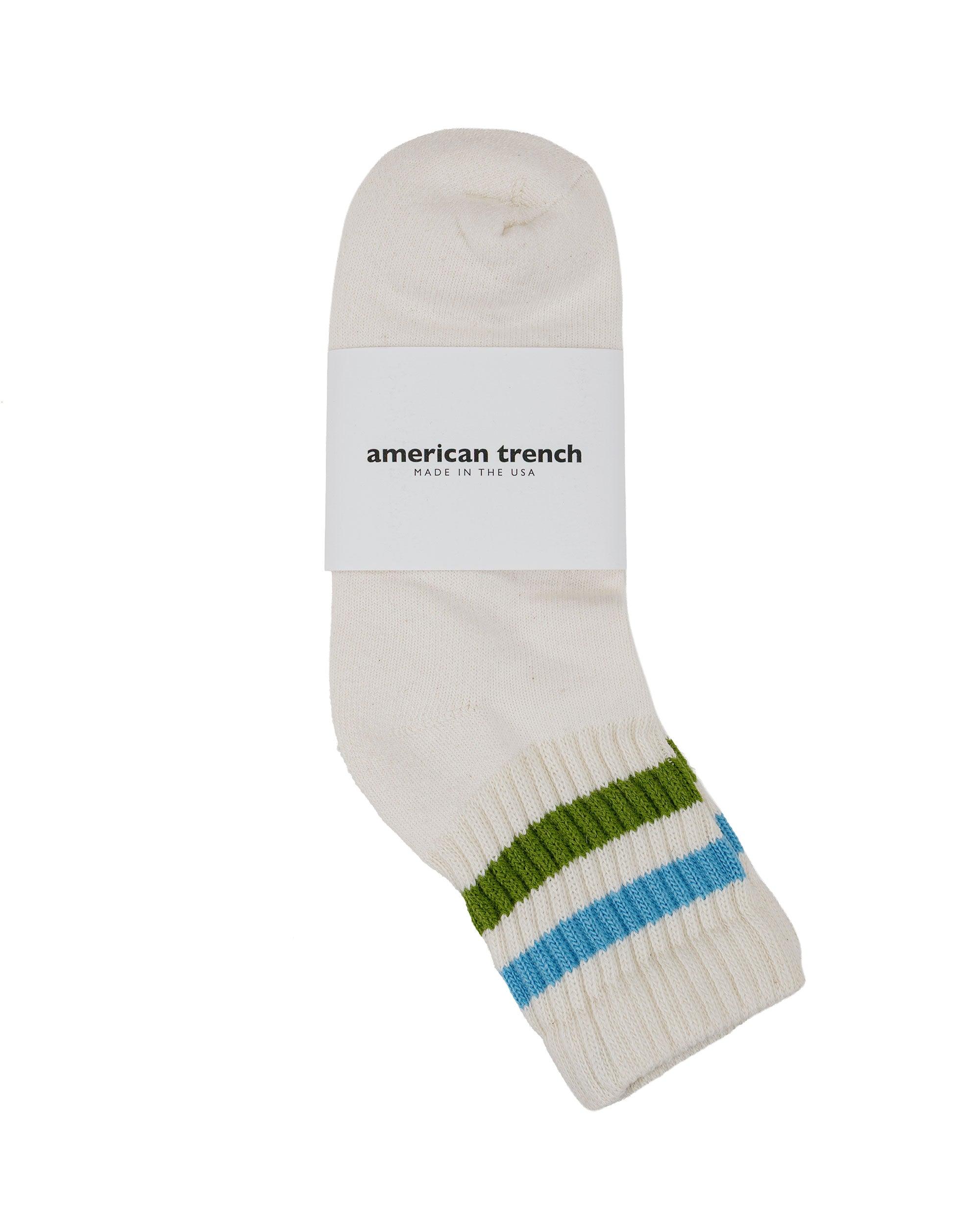 The Retro Stripe Quarter Crew Col. Blue/Chive