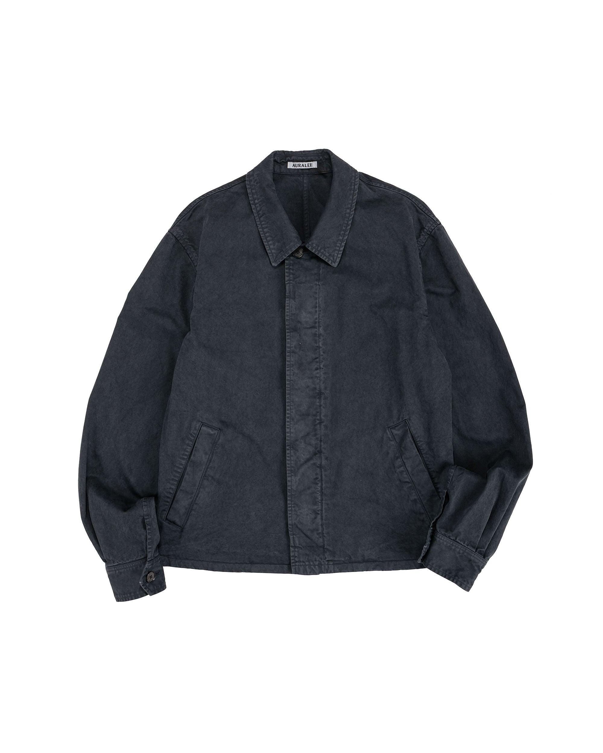 Garment Dyed Finx Light Chino Blouson Black