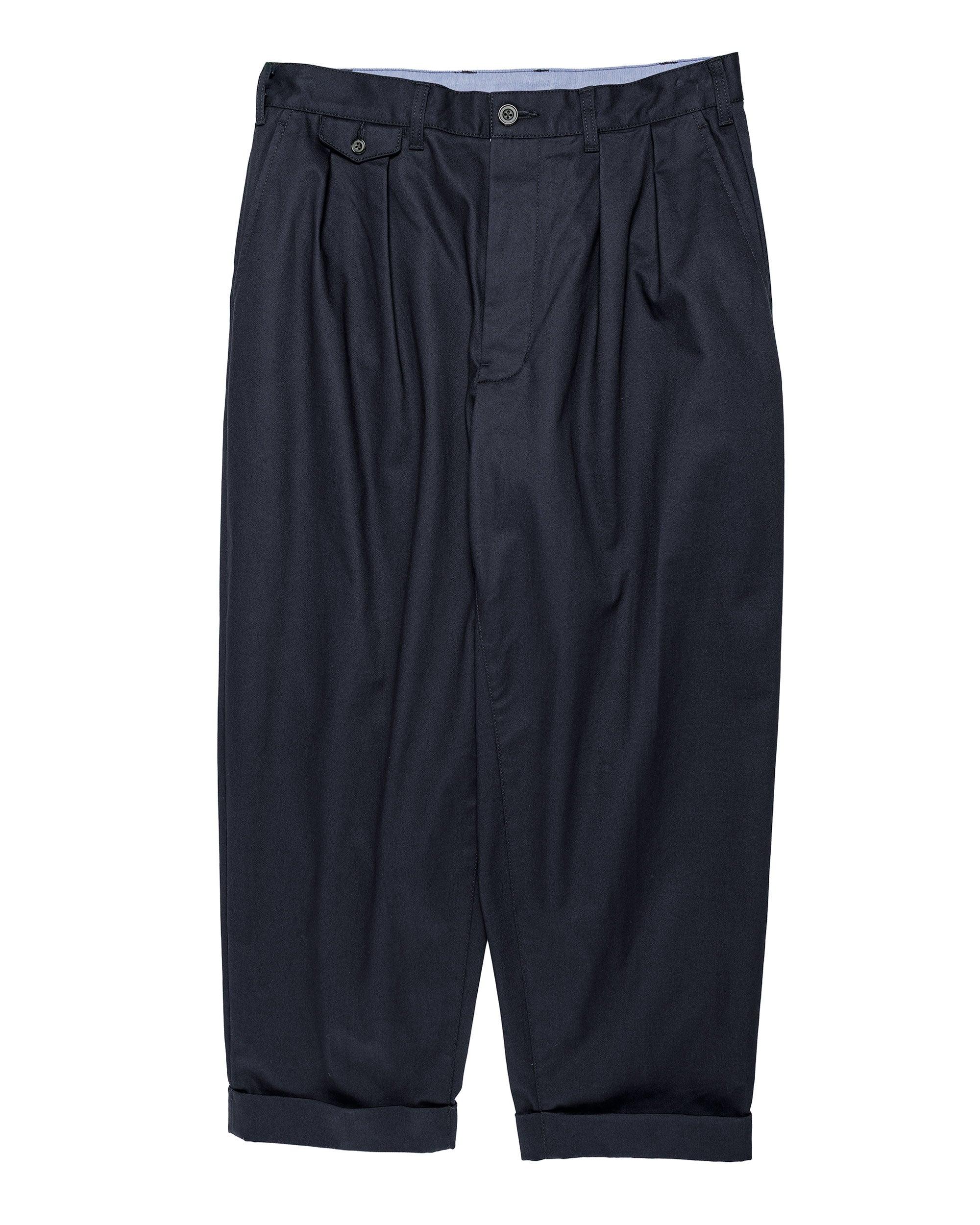 2Pleats Twill Dark Navy