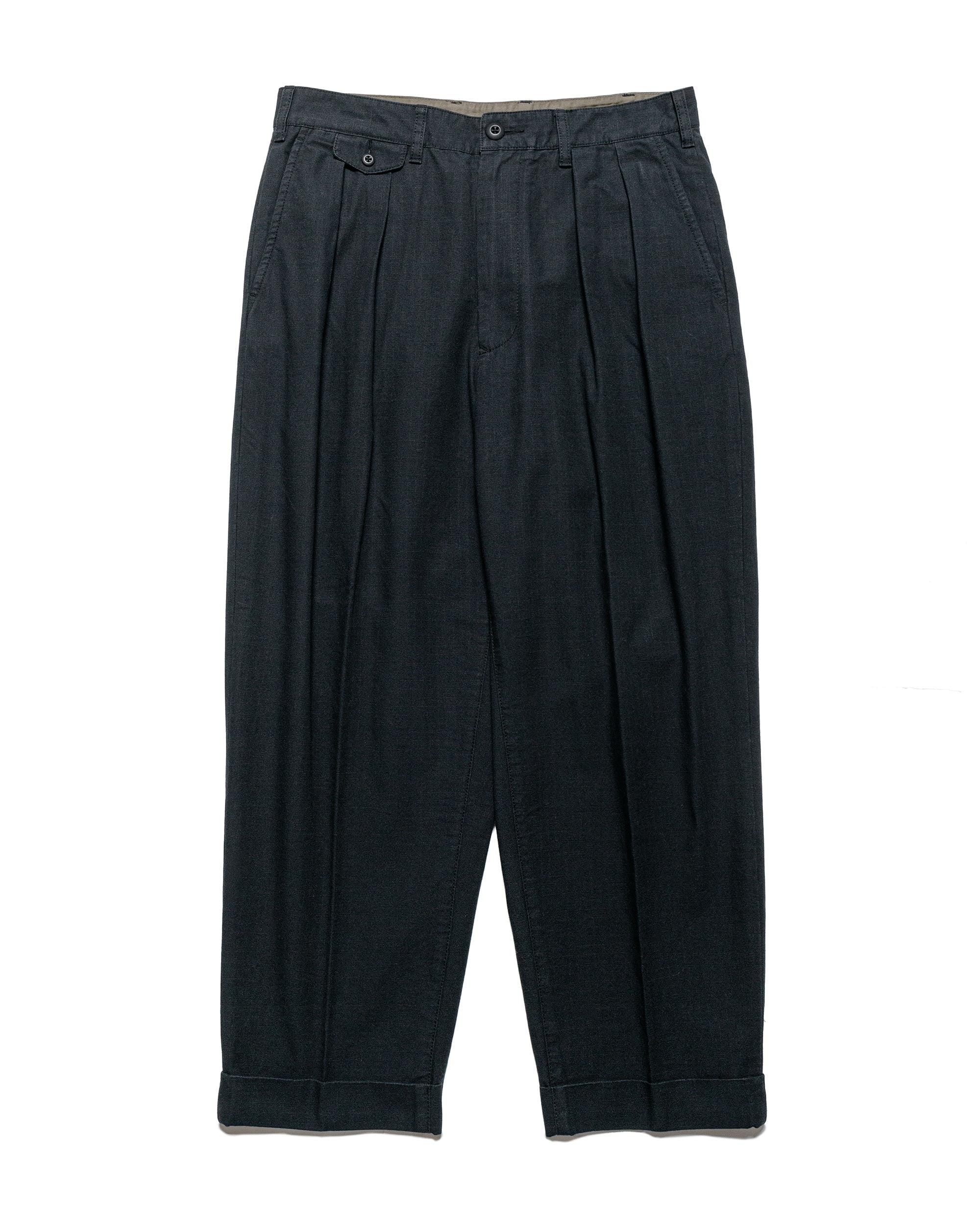 Lost & Found 2Pleats Cotton Ripstop Black