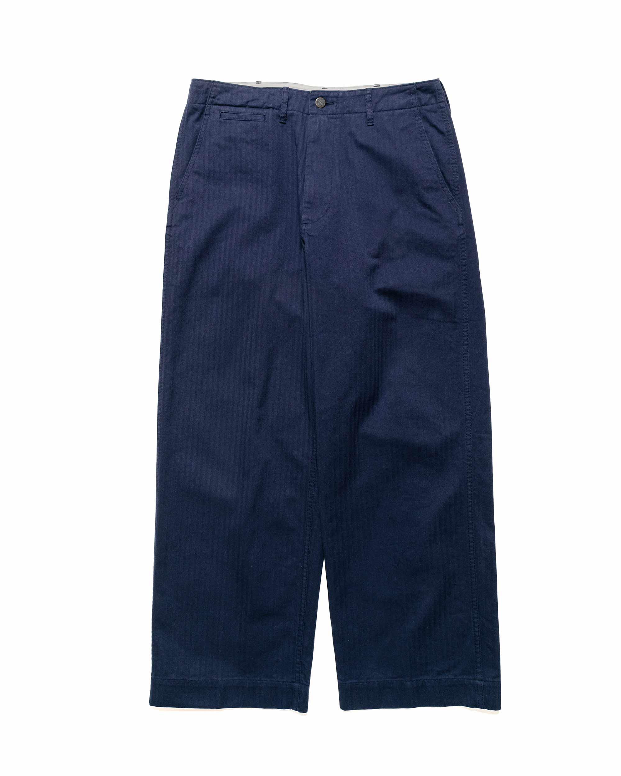 MIL Trousers Herringbone Navy