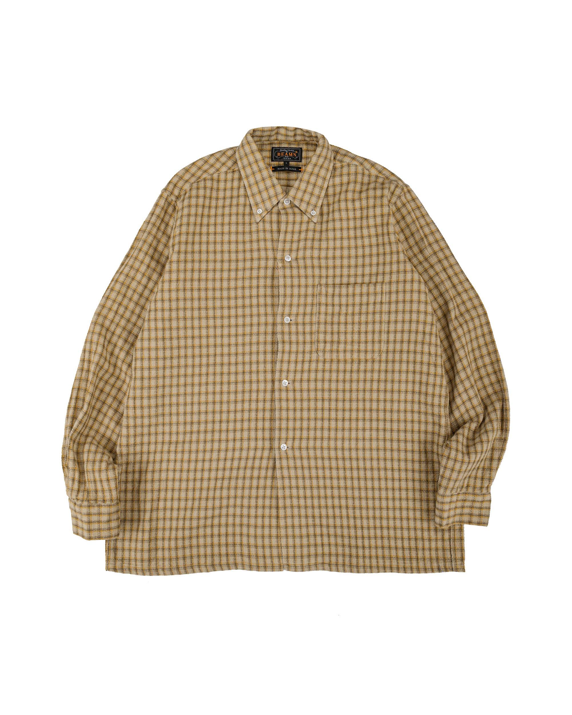 Open B.D. Panama Plaid Double Face Beige