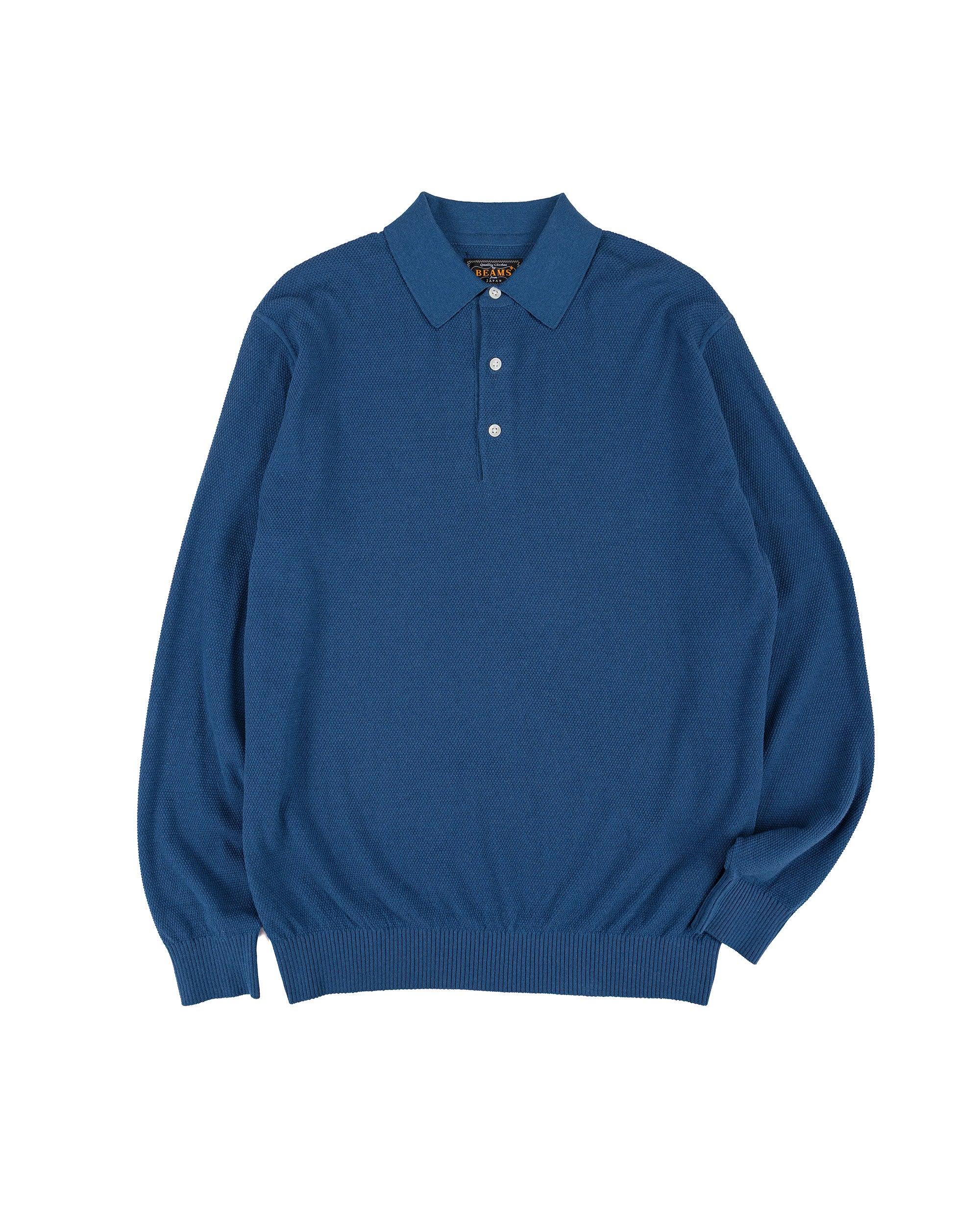 Pique Polo 14G L/S Navy