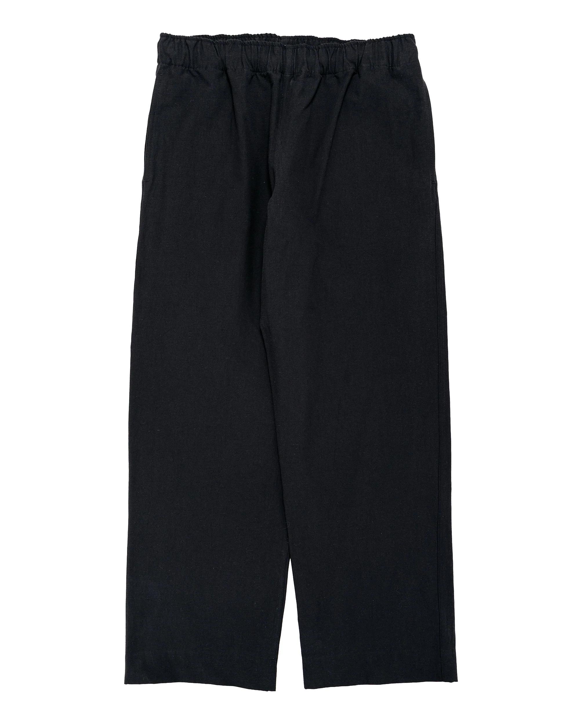 Jasper Pull-On Pant Nep Cotton Linen Black