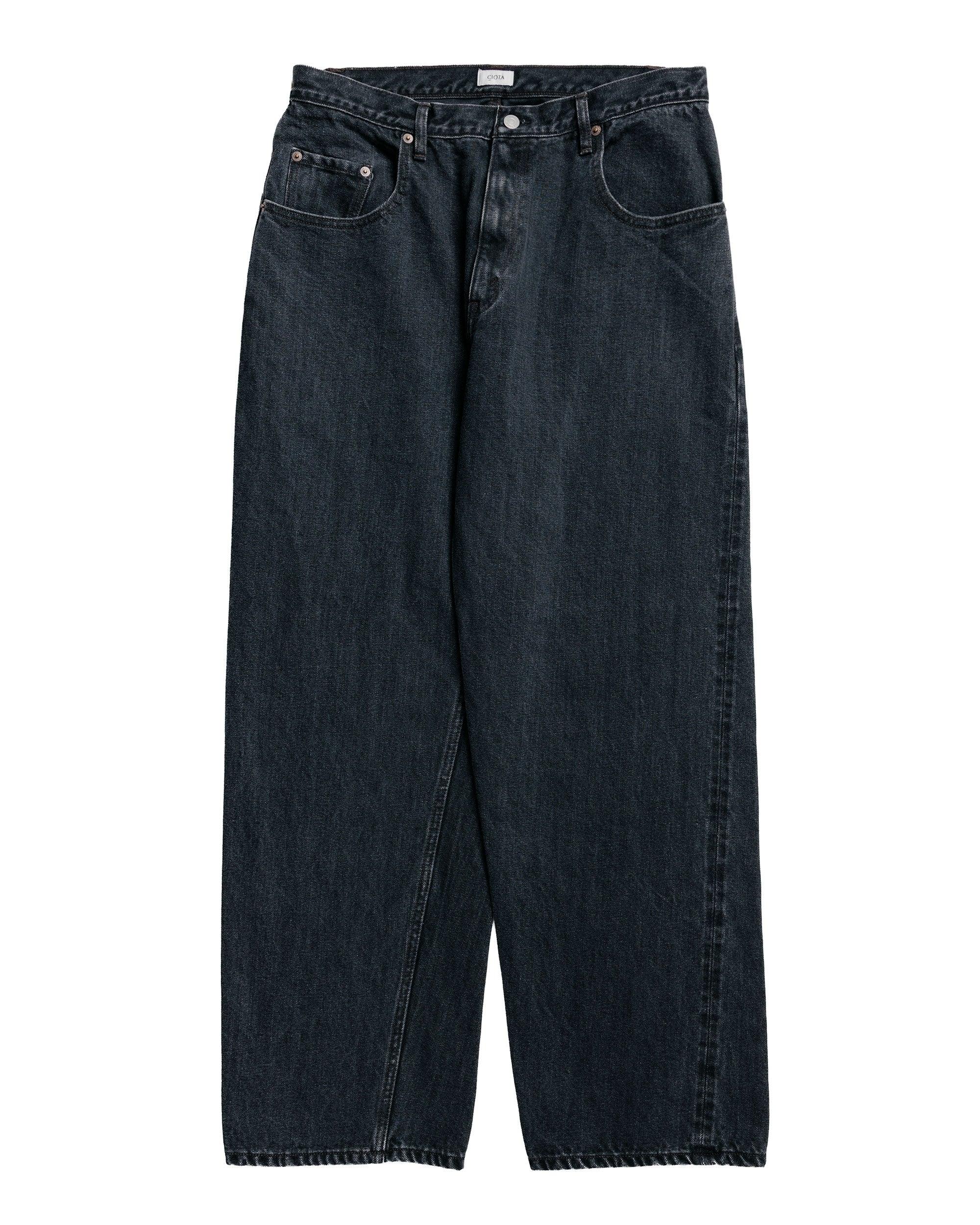 Baggy 5 Pockets Pants Medium Black