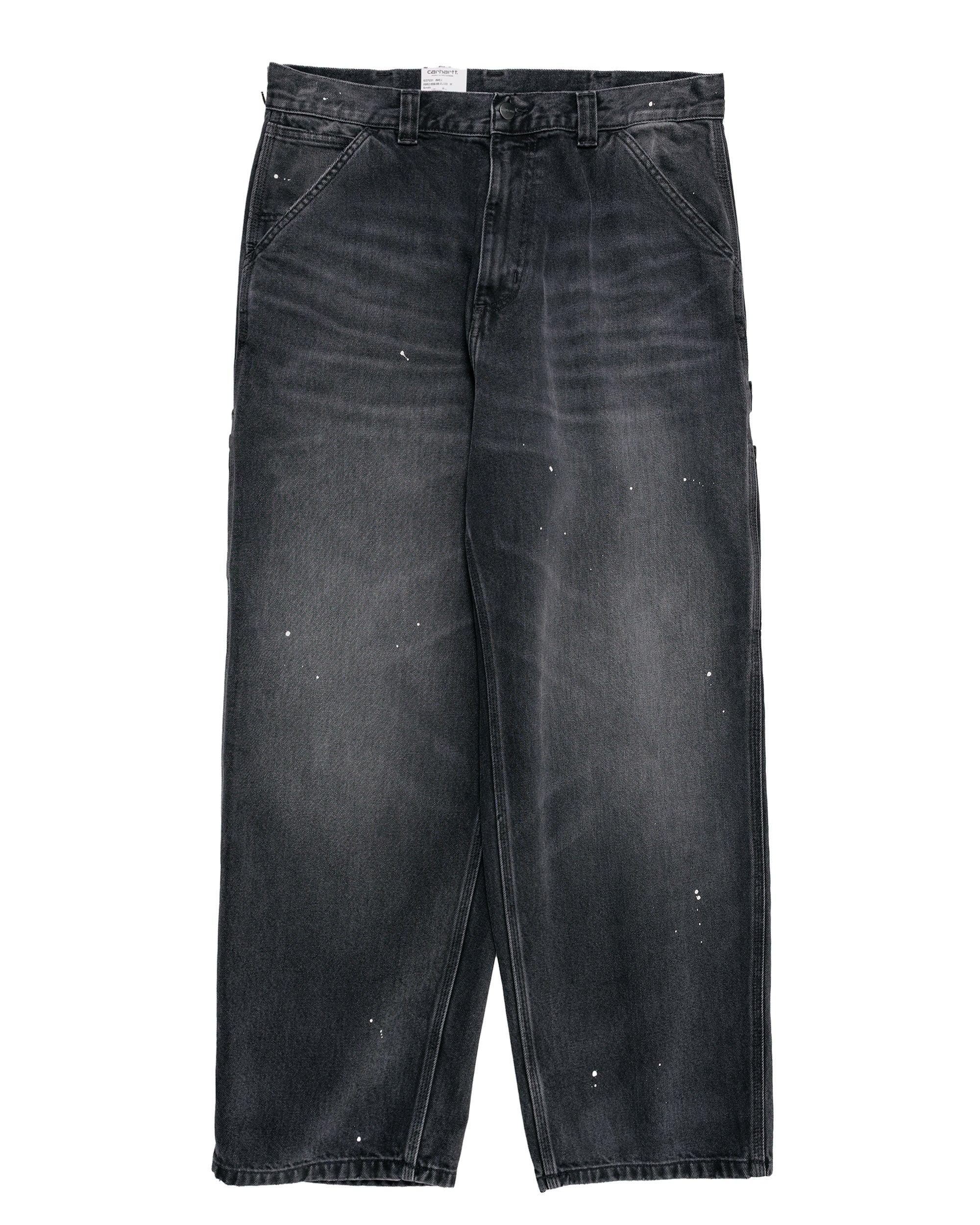 Carhartt W.I.P. OG Single Knee Pant Black Destroy Wash Splatter