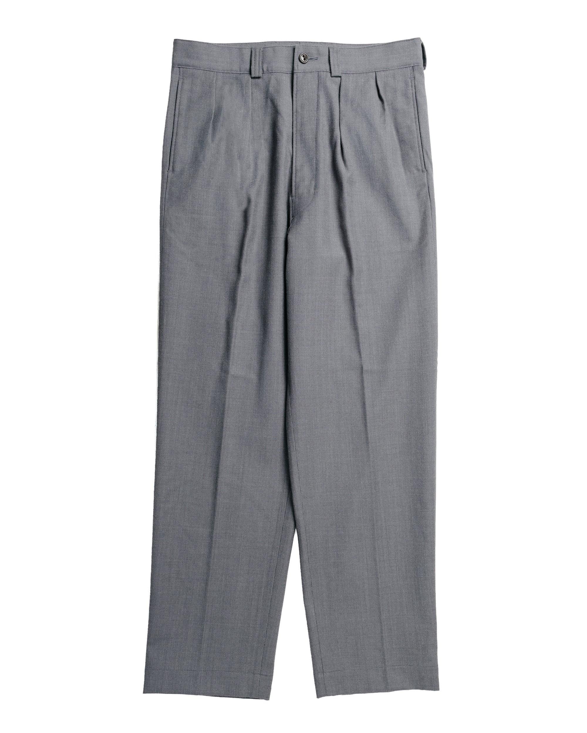 Nicolas Rover Wool Twill Grey Nailhead