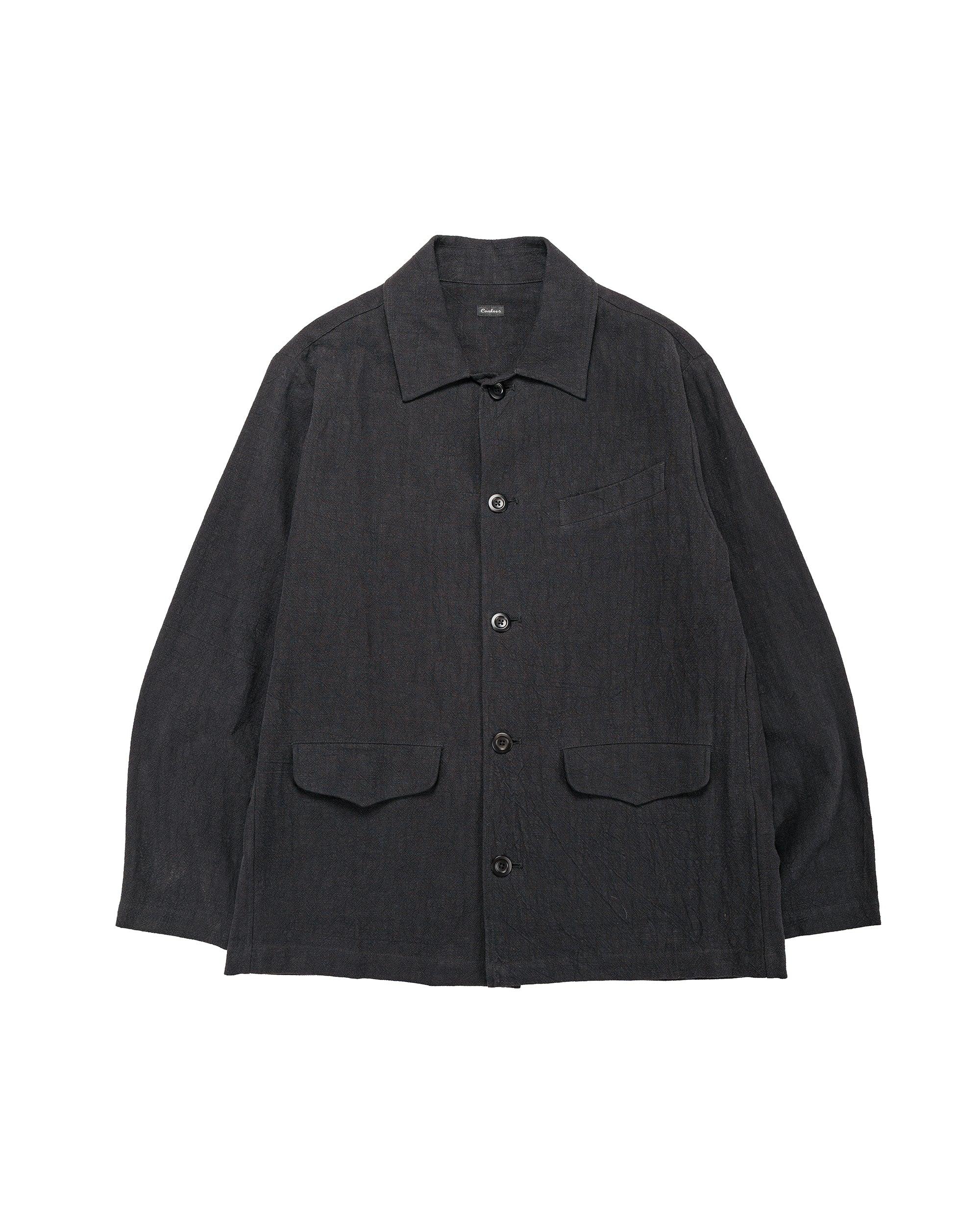 Field Shirt Ramie Charcoal