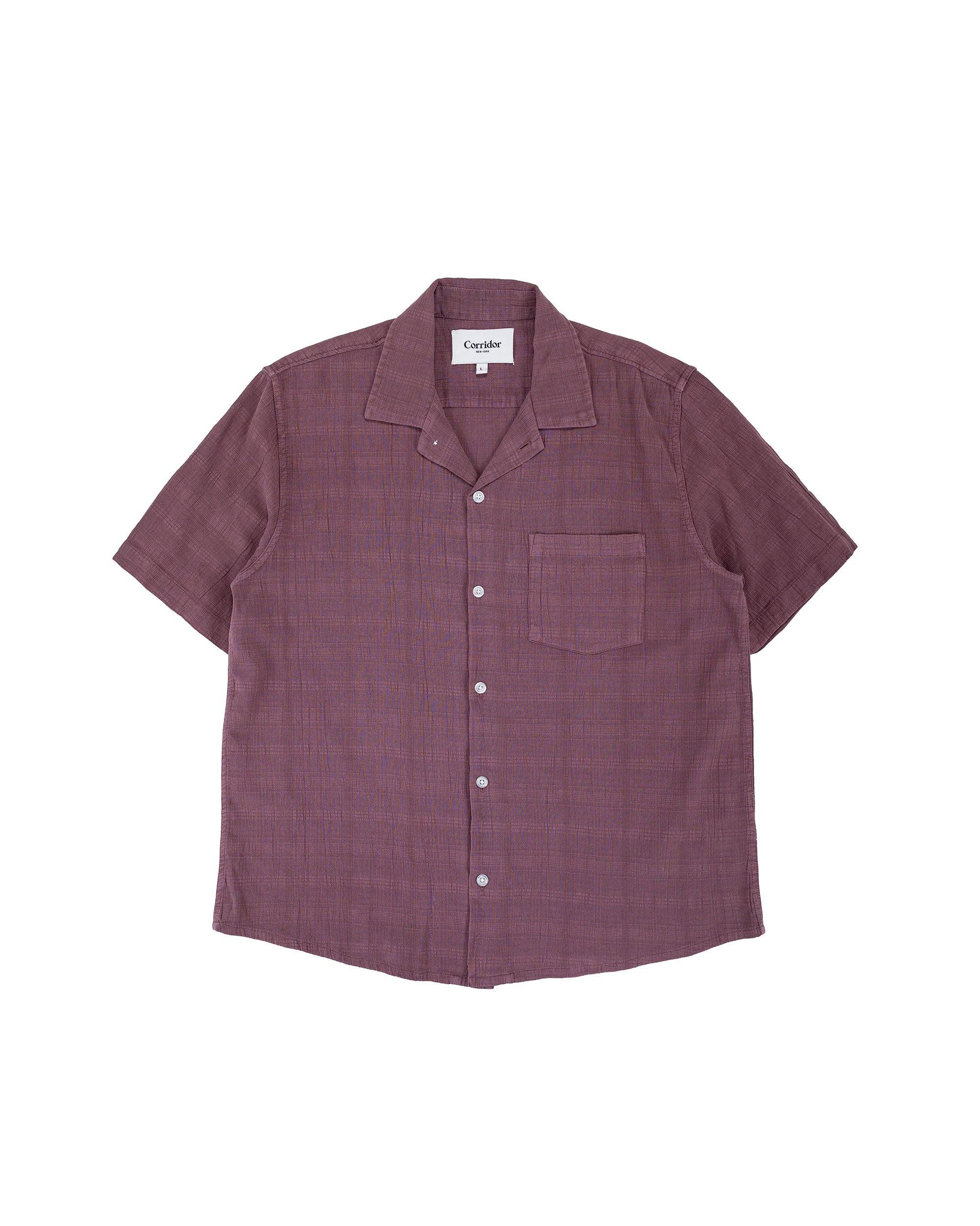 Washed Dobby SS Purple