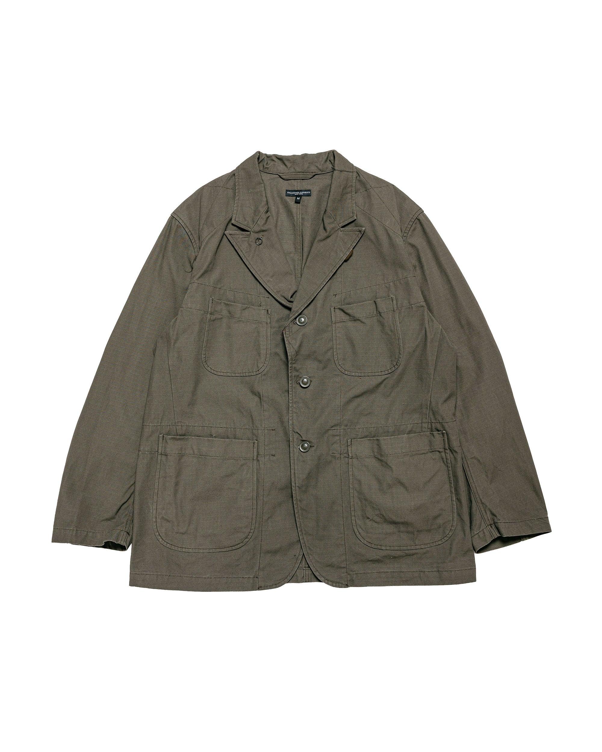 Bedford Jacket Olive Heavyweight Cotton Ripstop