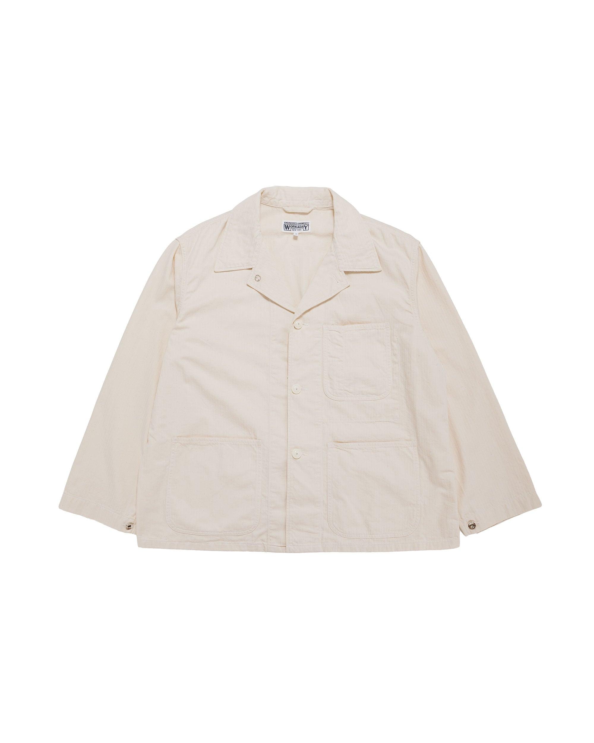 Utility Jacket Natural 7oz Cotton HB Twill