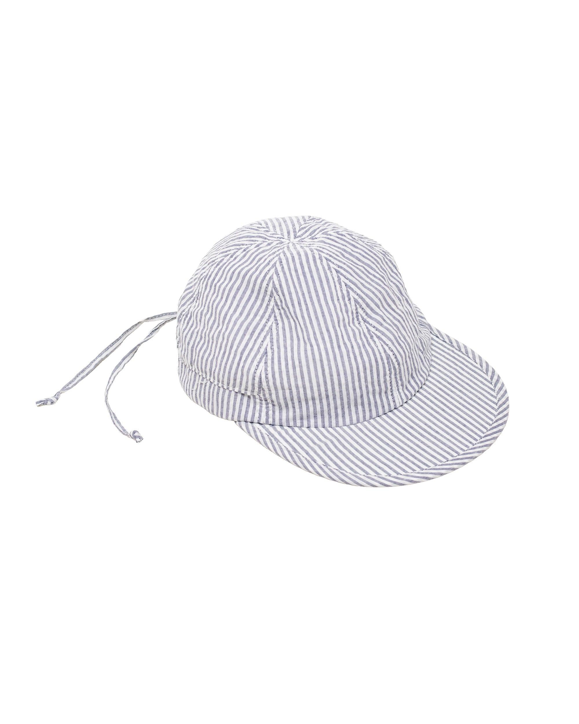 Classic Corded Cap Cotton Yarn Dyed Sheeting Blue Stripe