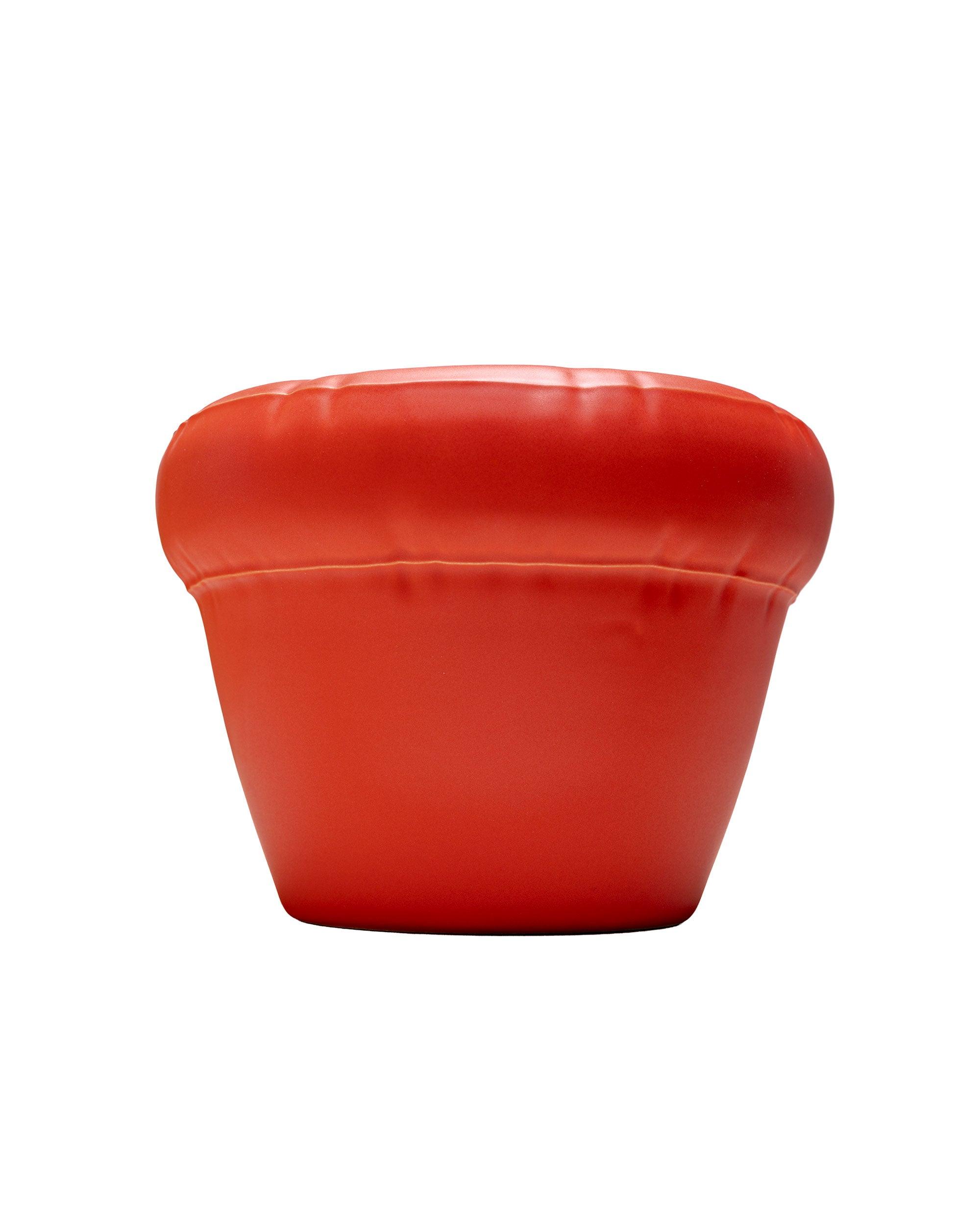 Planter 'Pierre' Coral Matte
