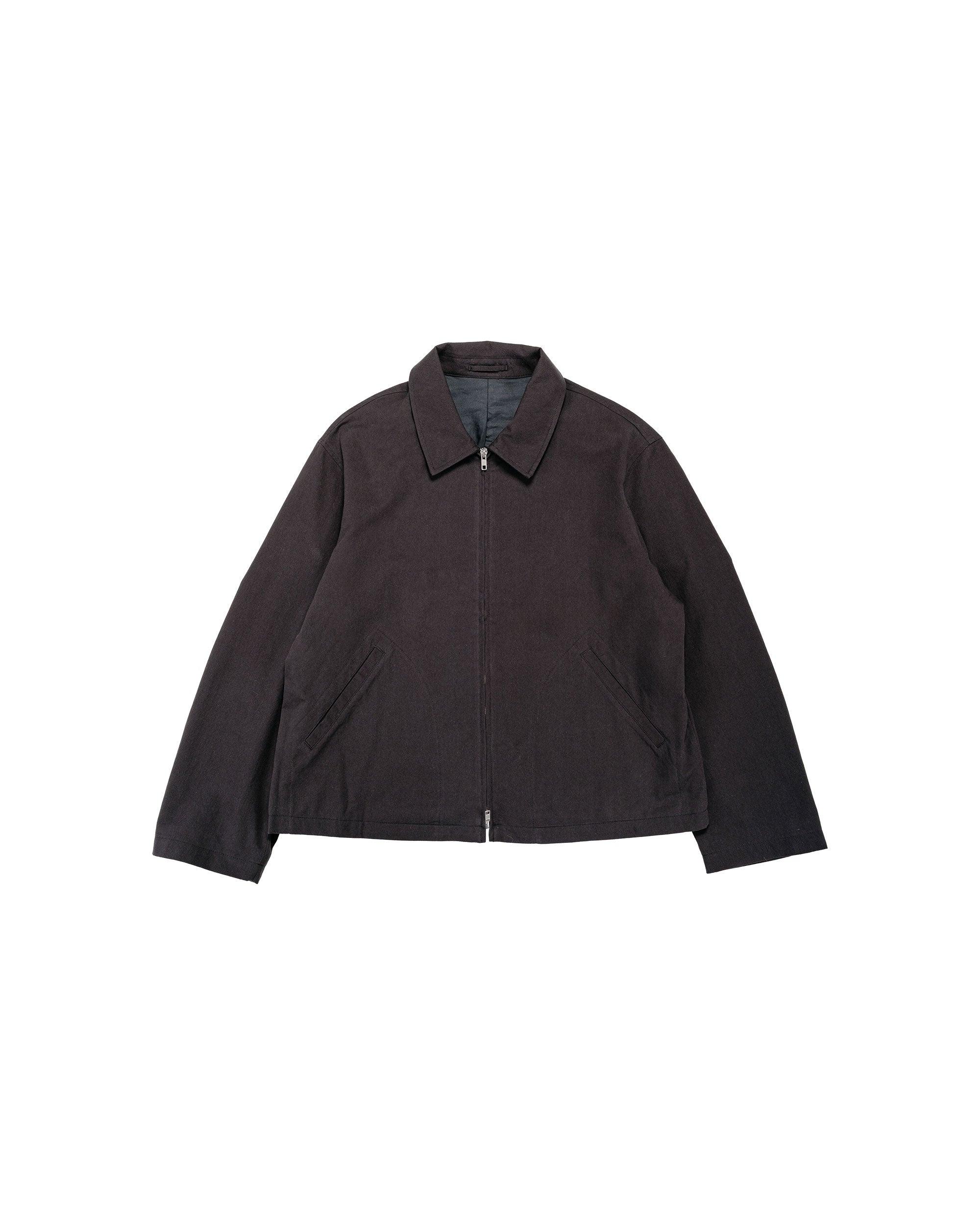 Site Jacket Dark Grey Cotton Wool Twill