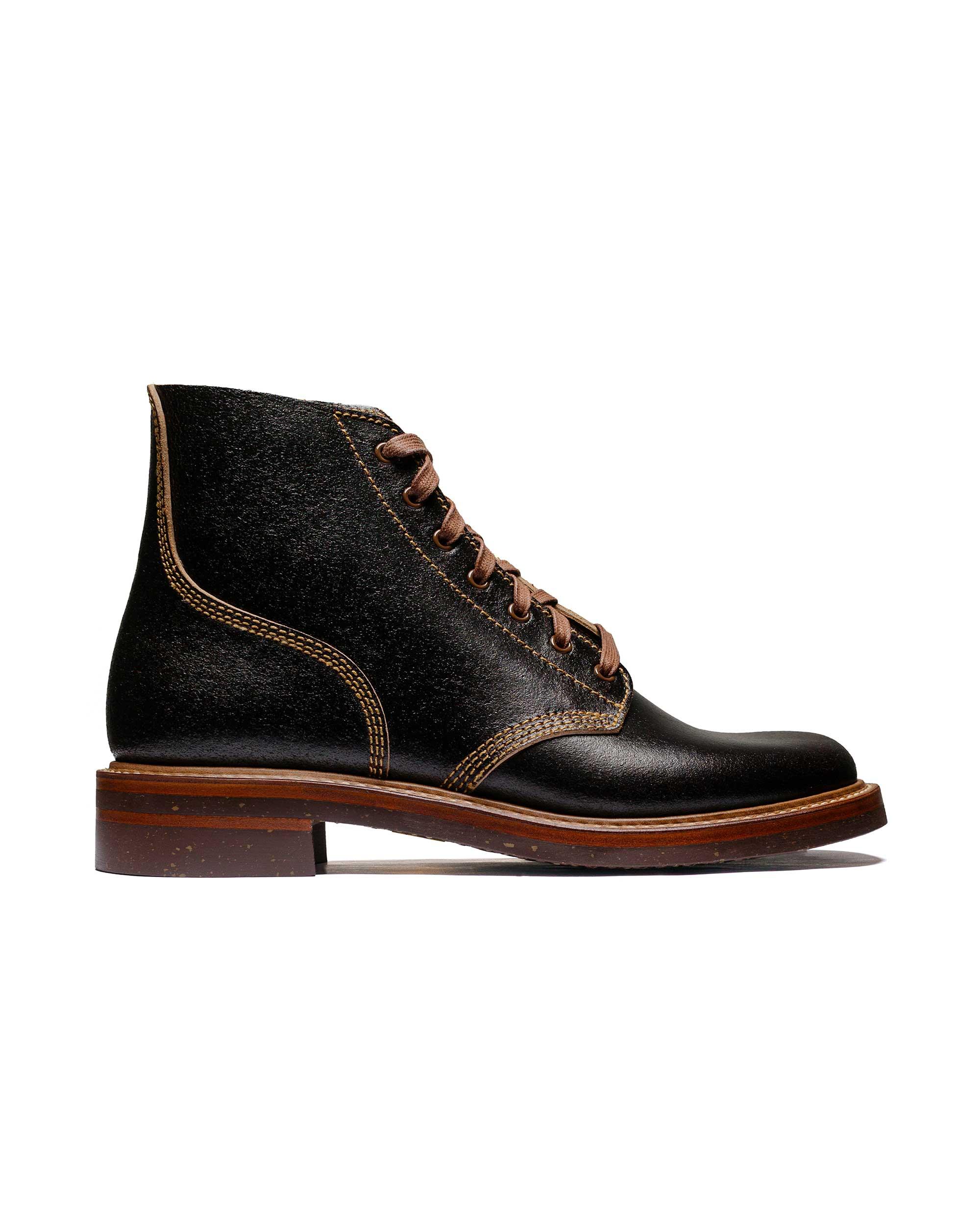 M-43 Service Shoes Horween Waxed Flesh Dark Brown