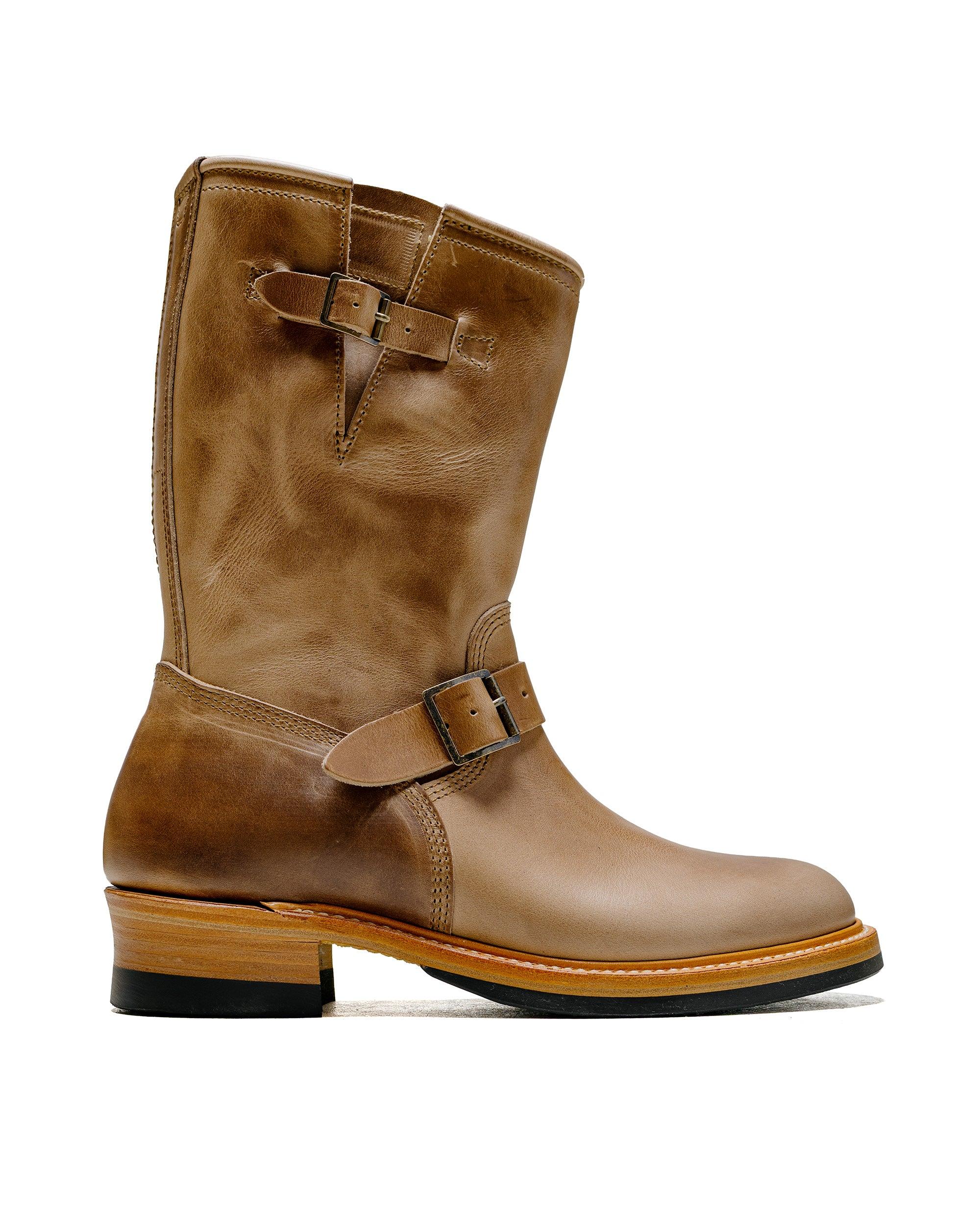 Wabash Engineer Boots Horween CXL Natural