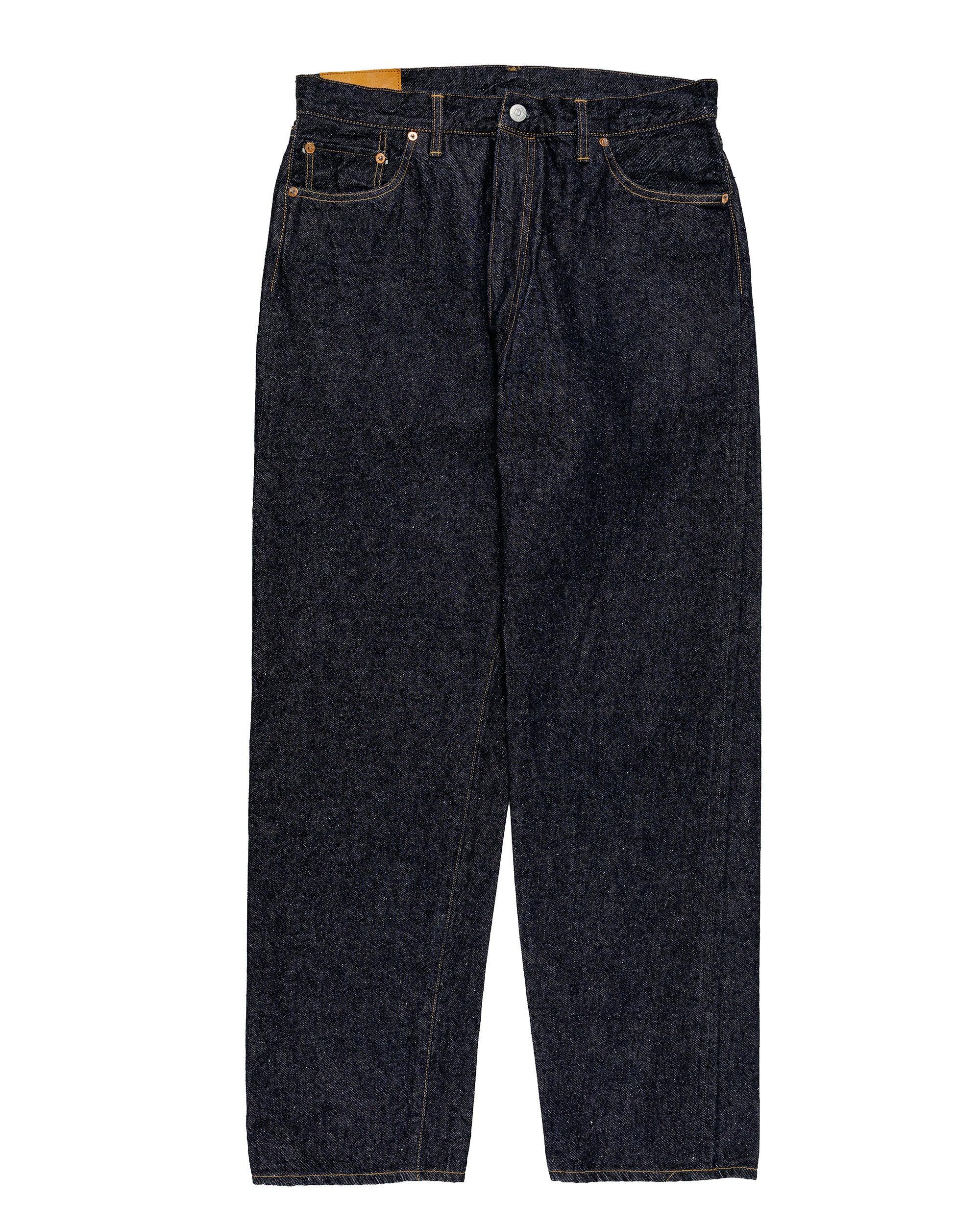 5P Zipper Front Denim Pants Indigo One Wash