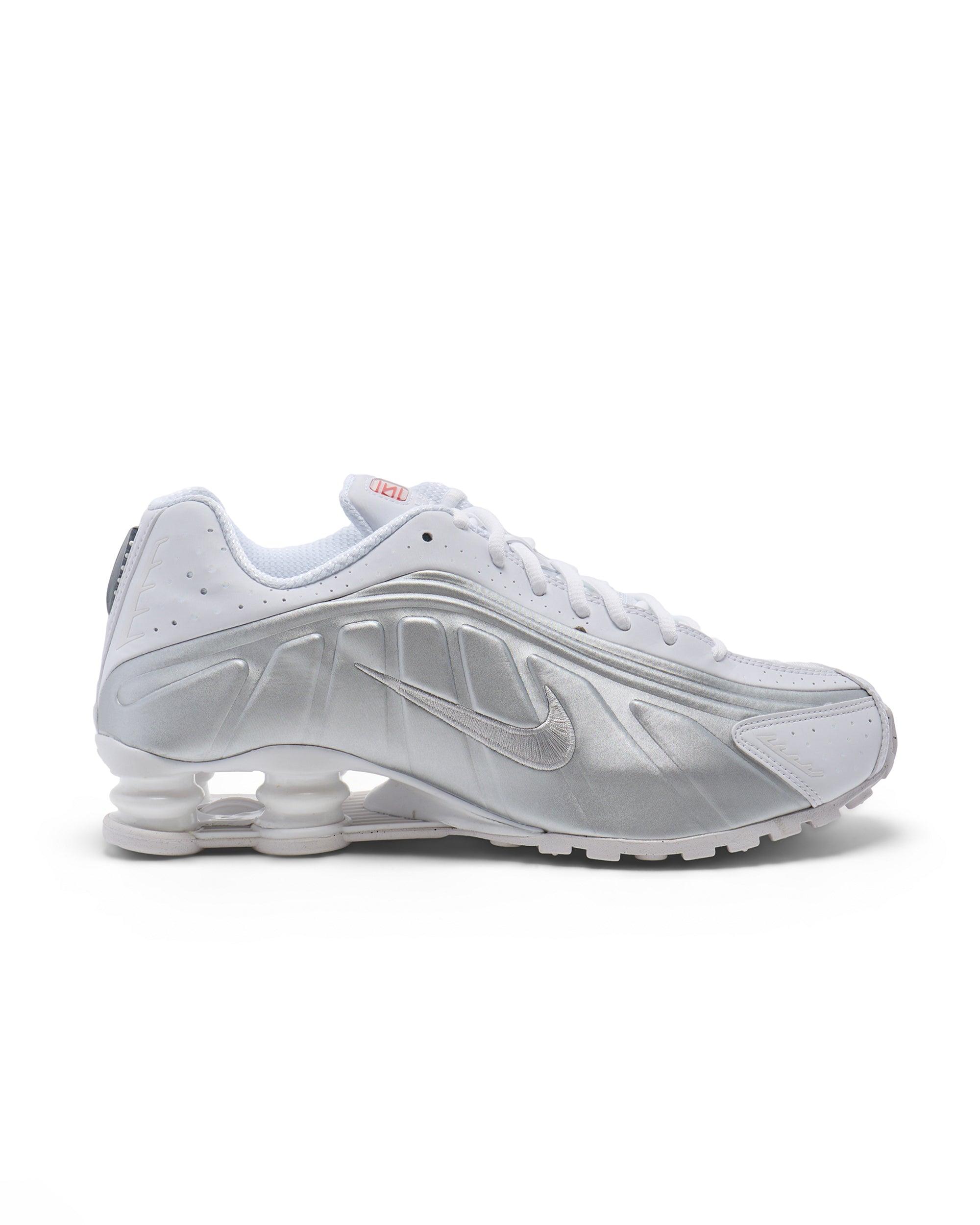 Shox R4 White/Metallic Silver