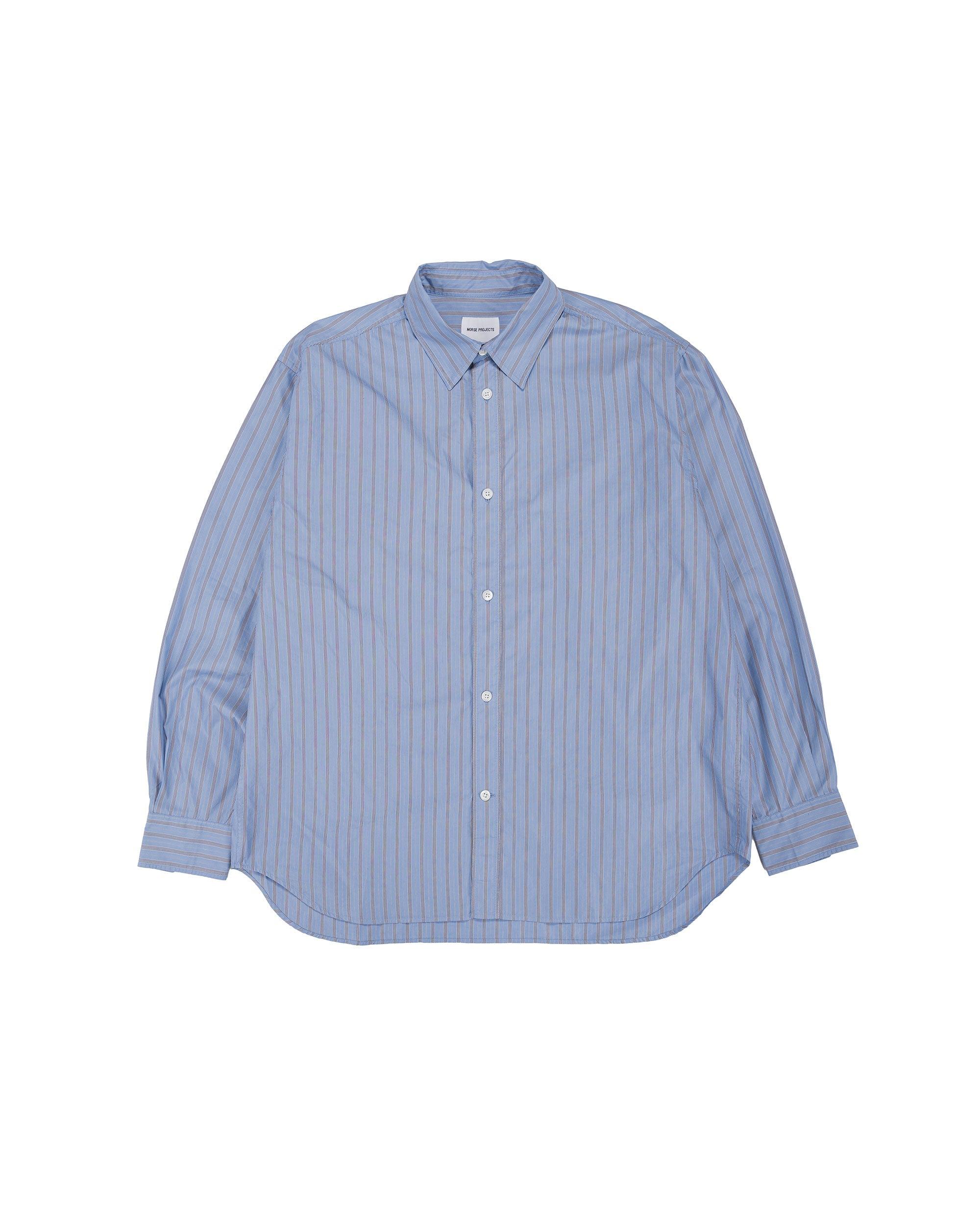 Espevik Fine Oversize Shirt Bel Air Blue