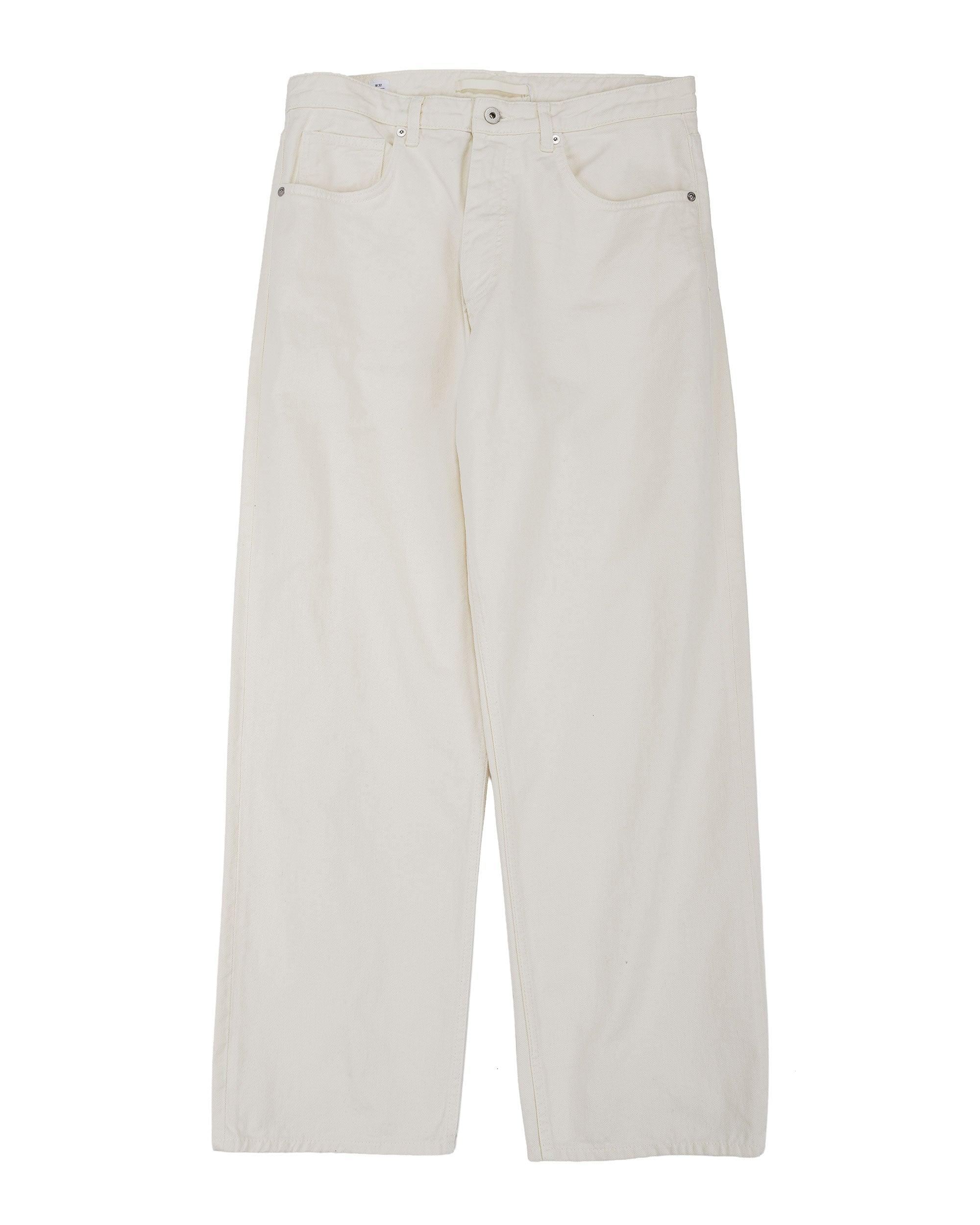 Korshavn Relaxed 5 Pocket Heavy Twill Natural Ecru