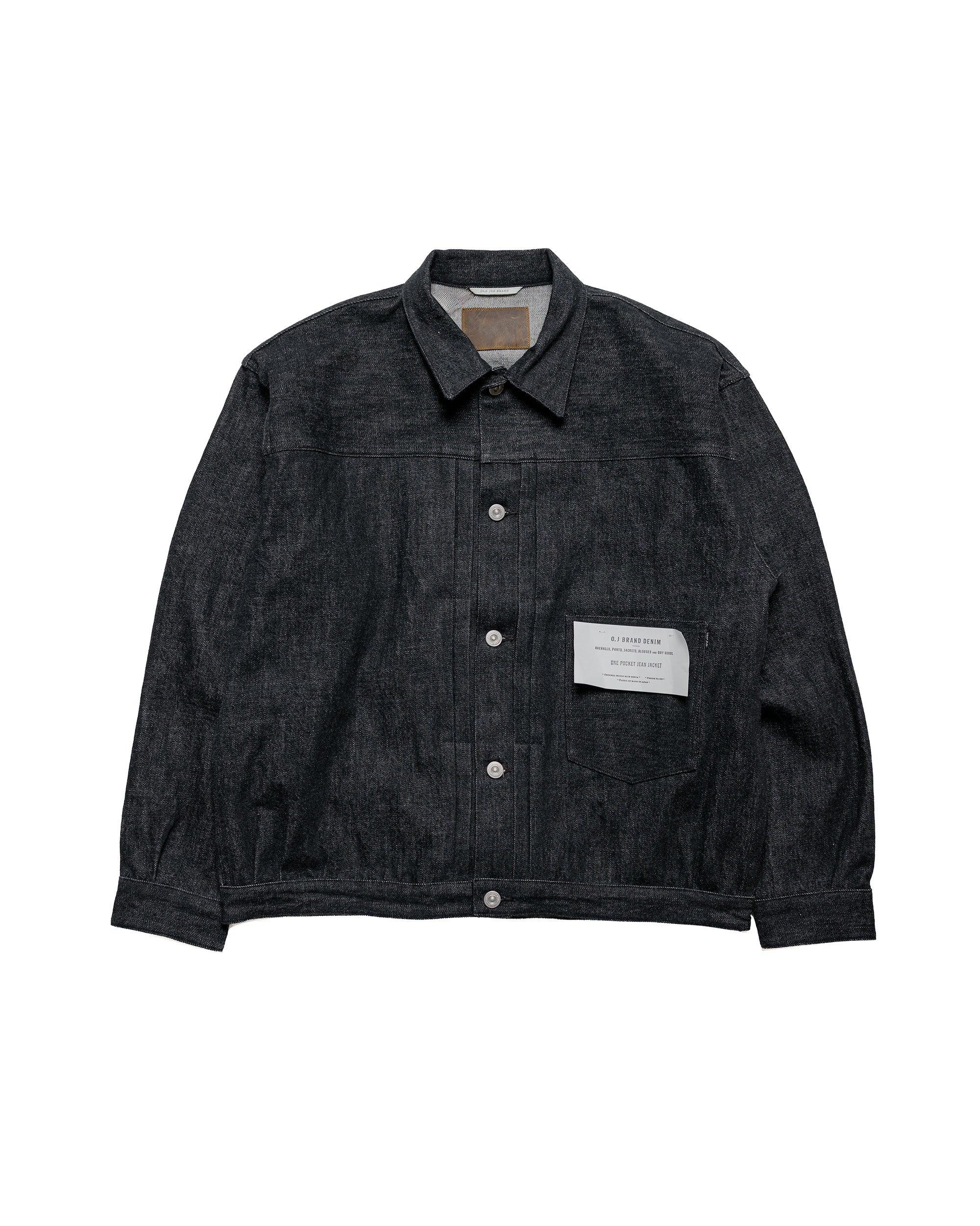 One Pocket Jean Jacket Black