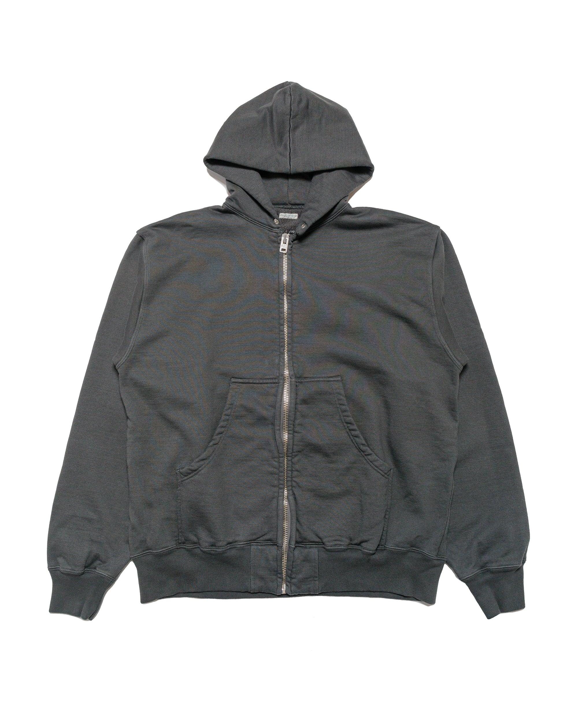 Athletic Full Zip Hoodie Carbon