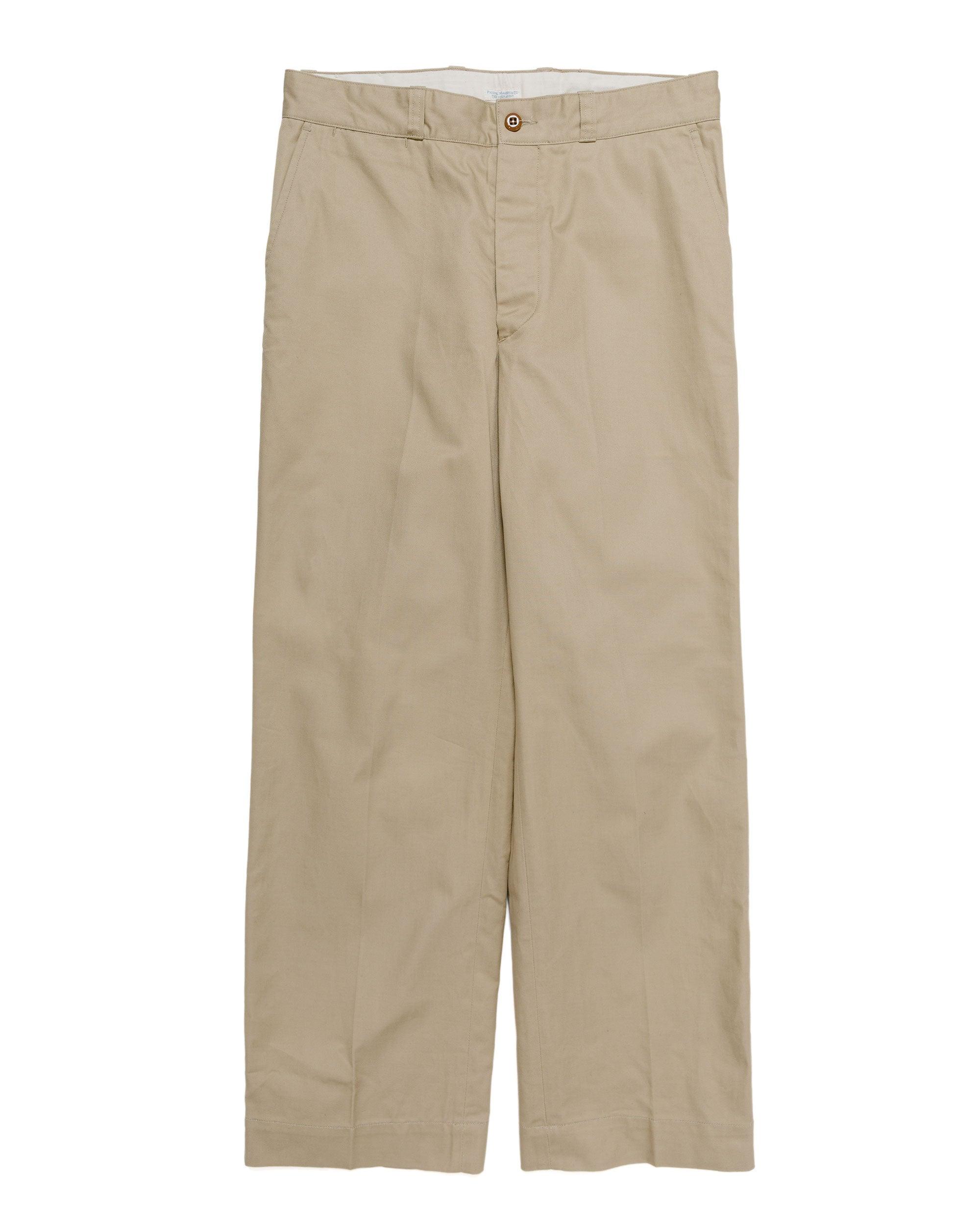 Officer Trousers (Regular) Khaki Beige