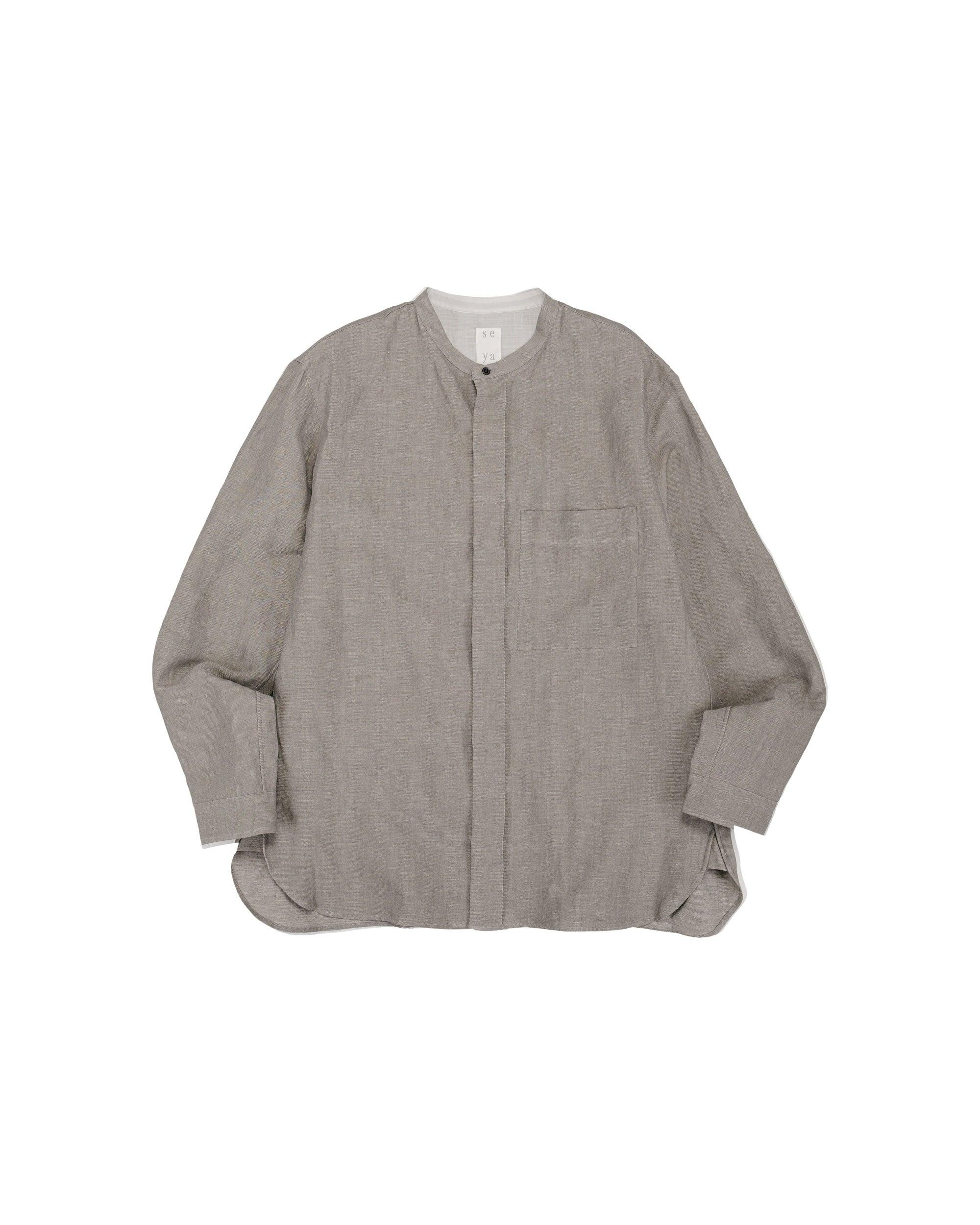 Riverman Overshirt/Kersey Chambray Linen Clay
