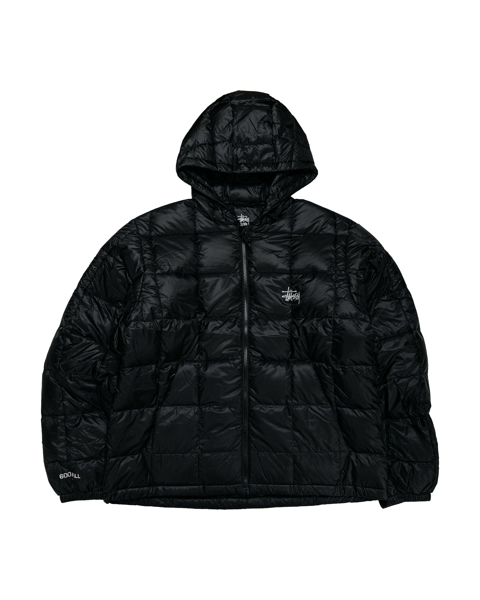 Stüssy Midweight Hooded Puffer Black