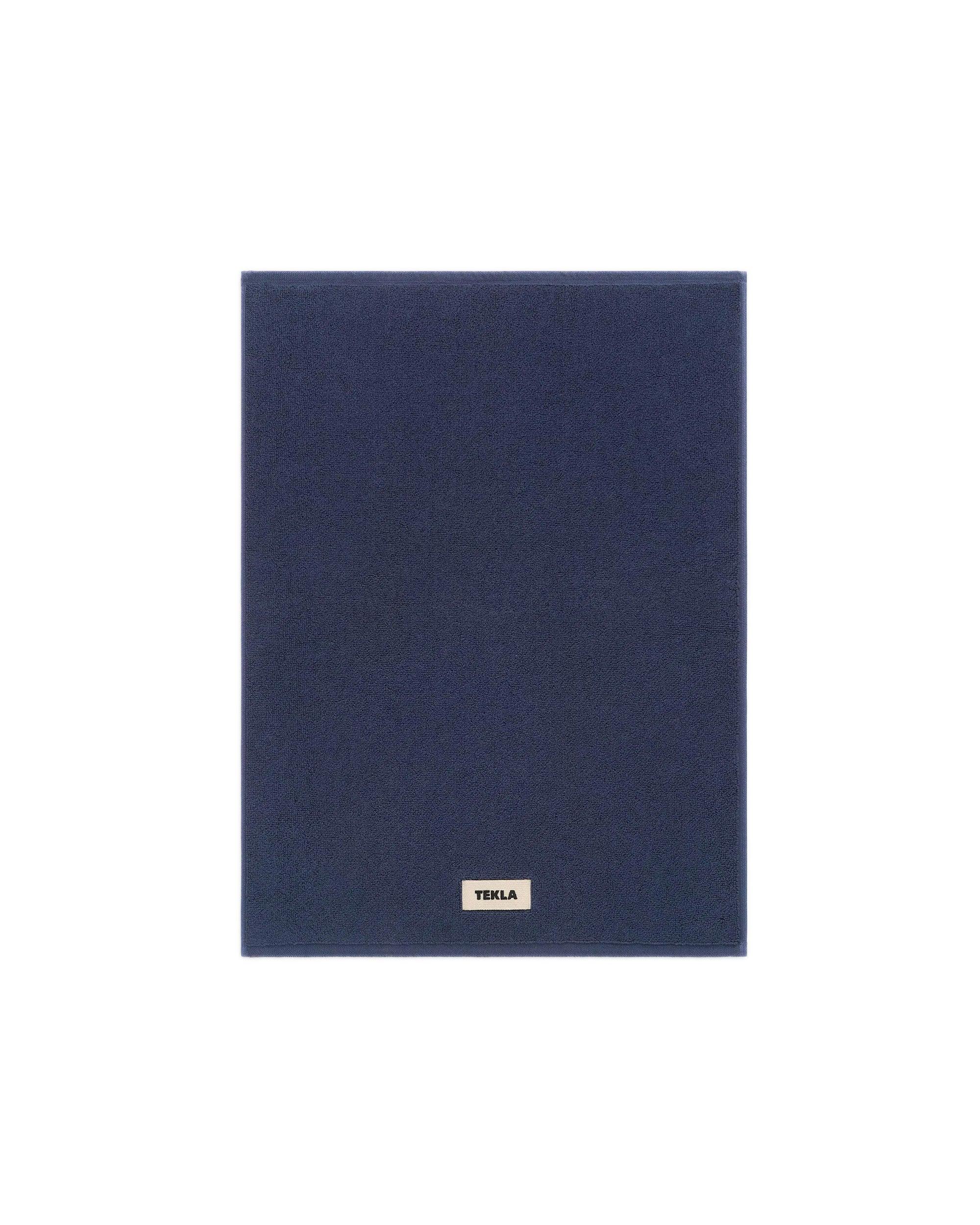 Terry Bath Mat Navy