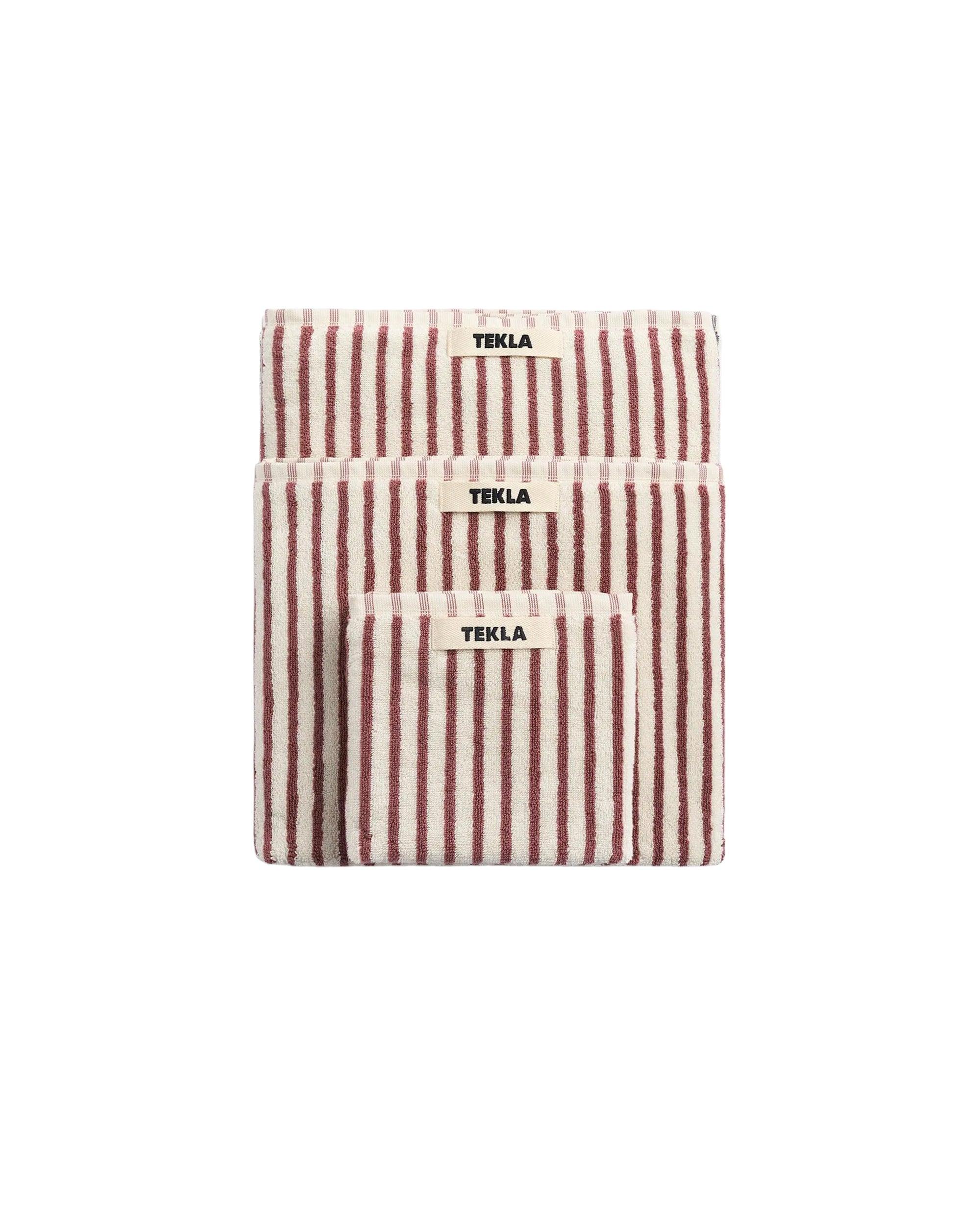 Terry Bath Towel Ripple Stripes