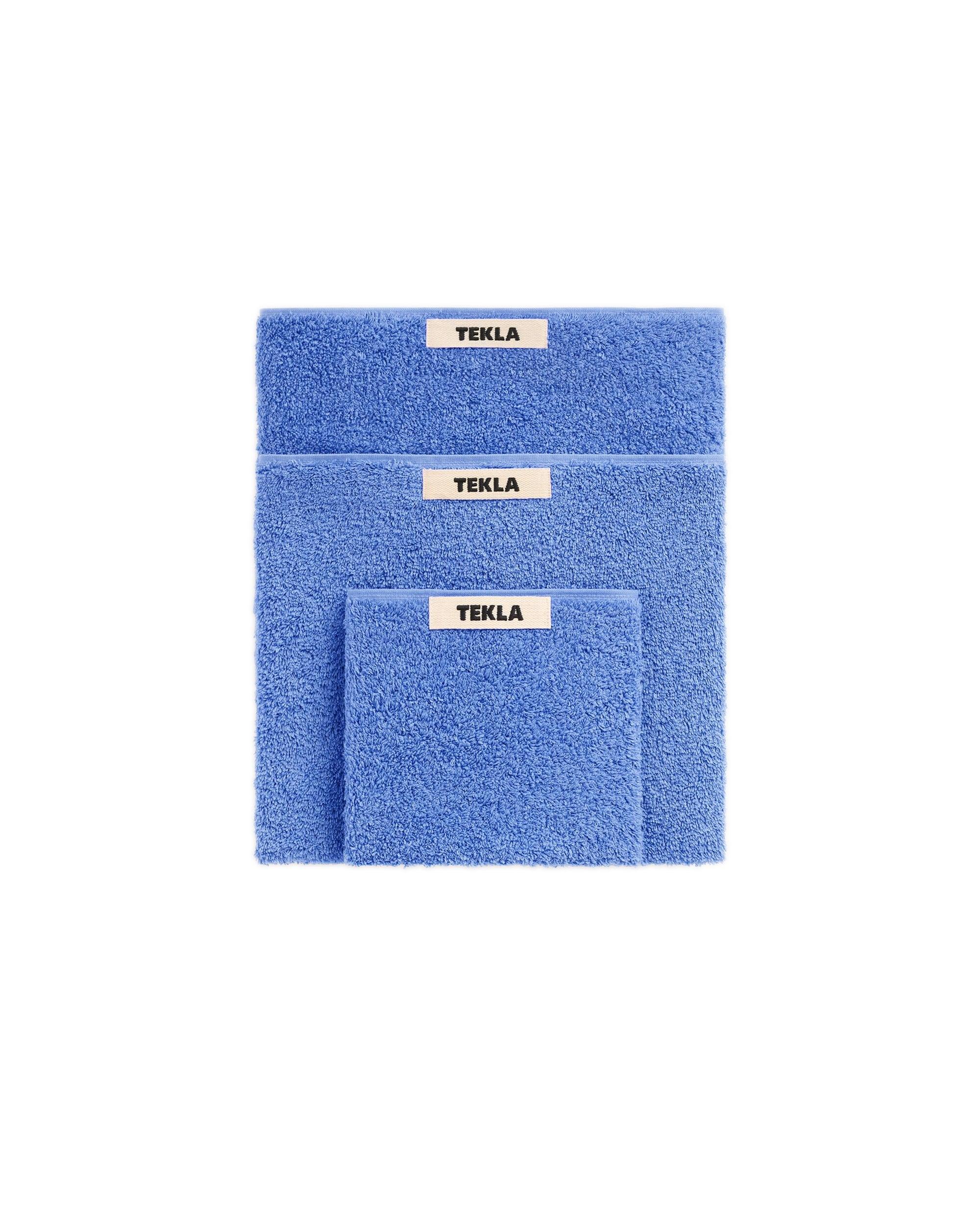 Terry Bath Towel Clear Blue