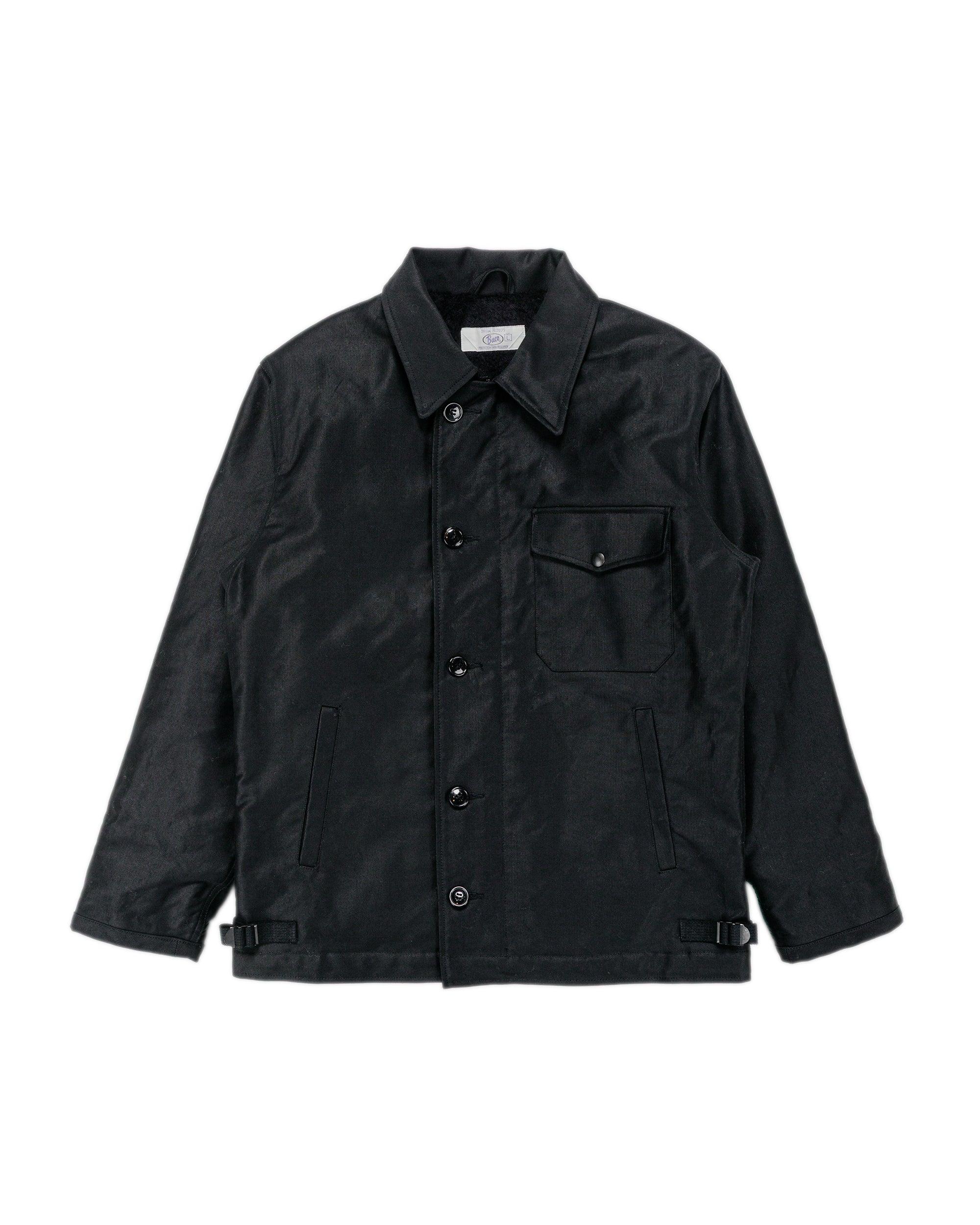 BJ25101 Buco Civilian Collared Deck Jacket Black