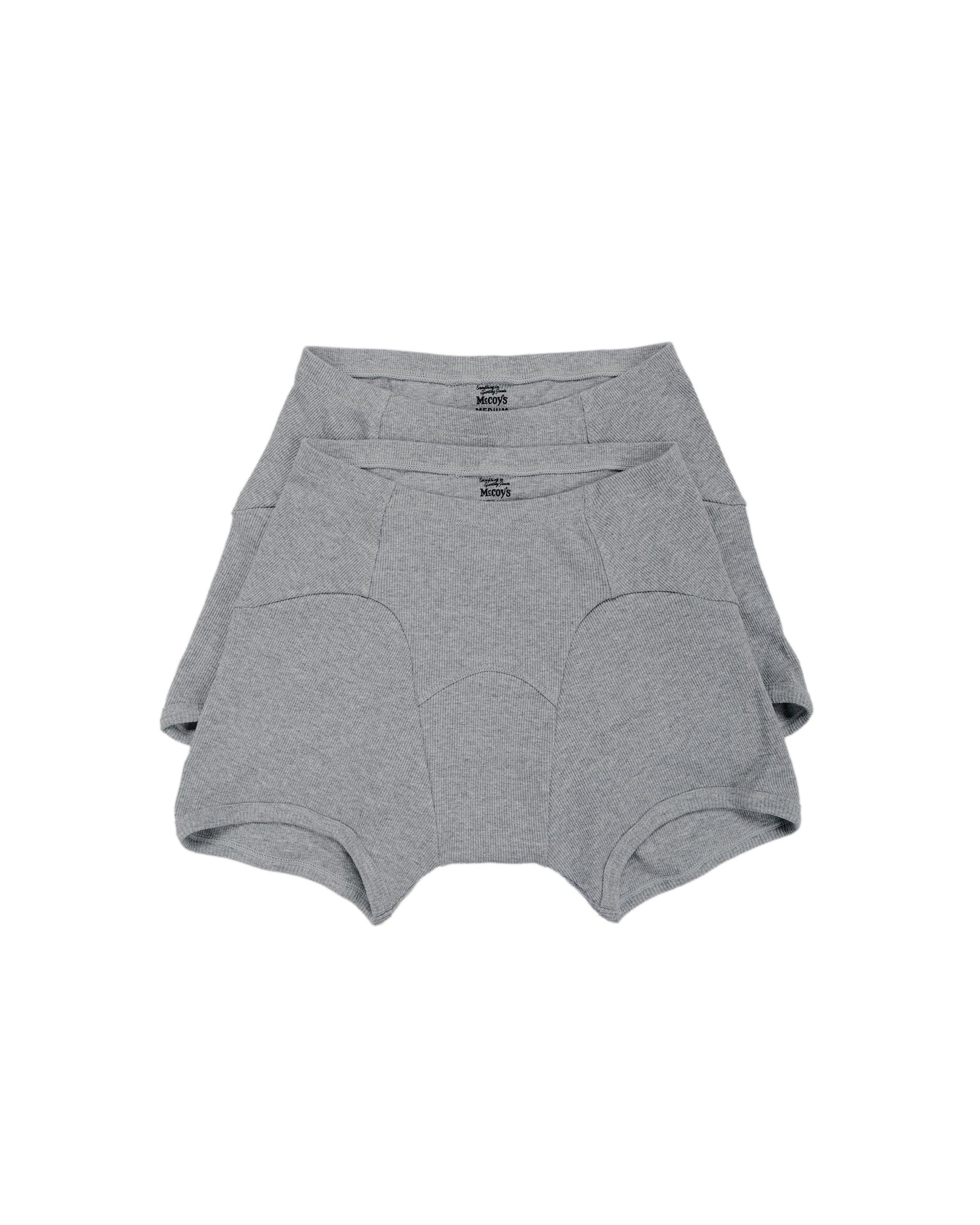 MA25103 McCoy's 2 PCs Pack Athletic Underwear Grey
