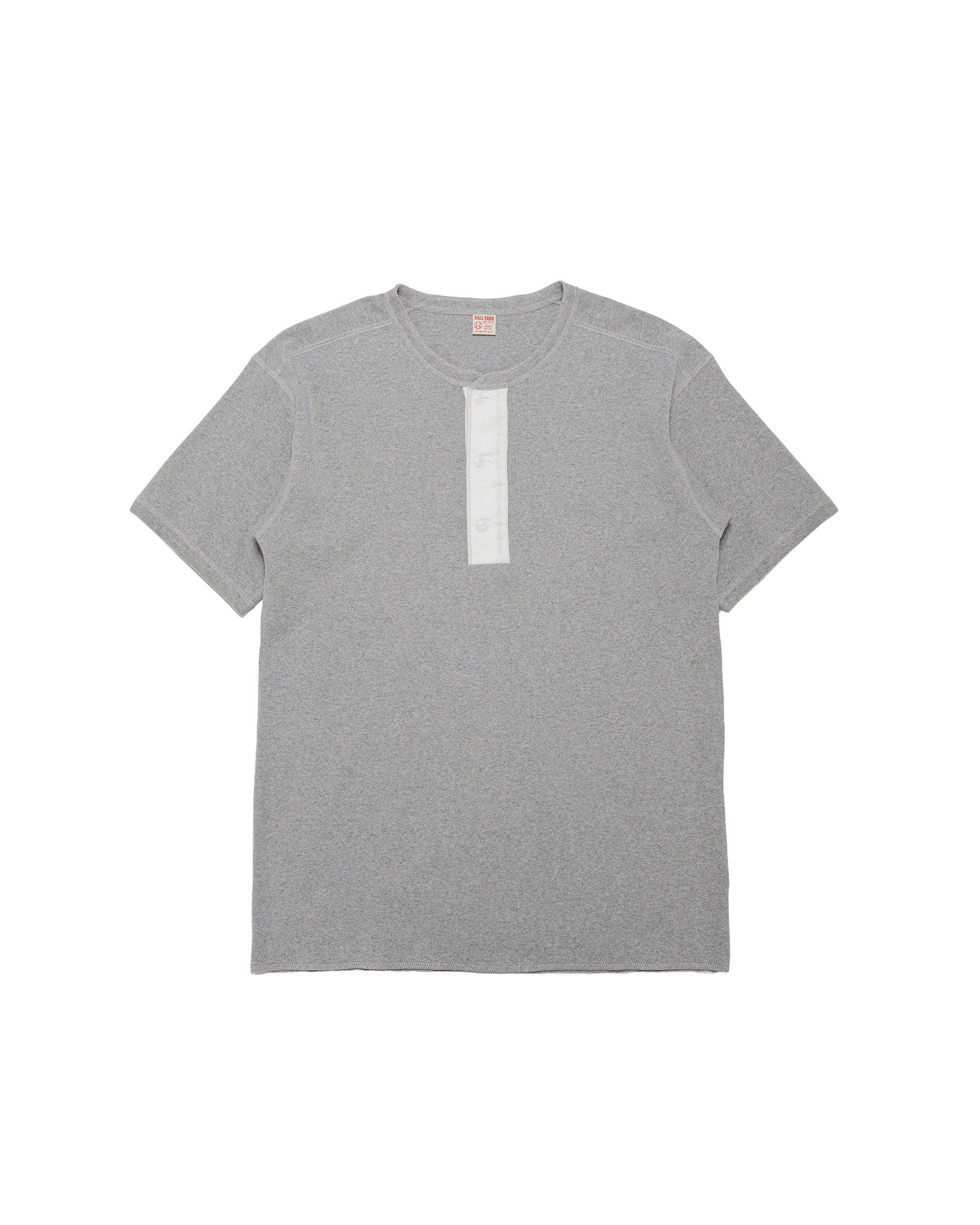 MC23022 Union Henley Undershirt S/S Medium Grey